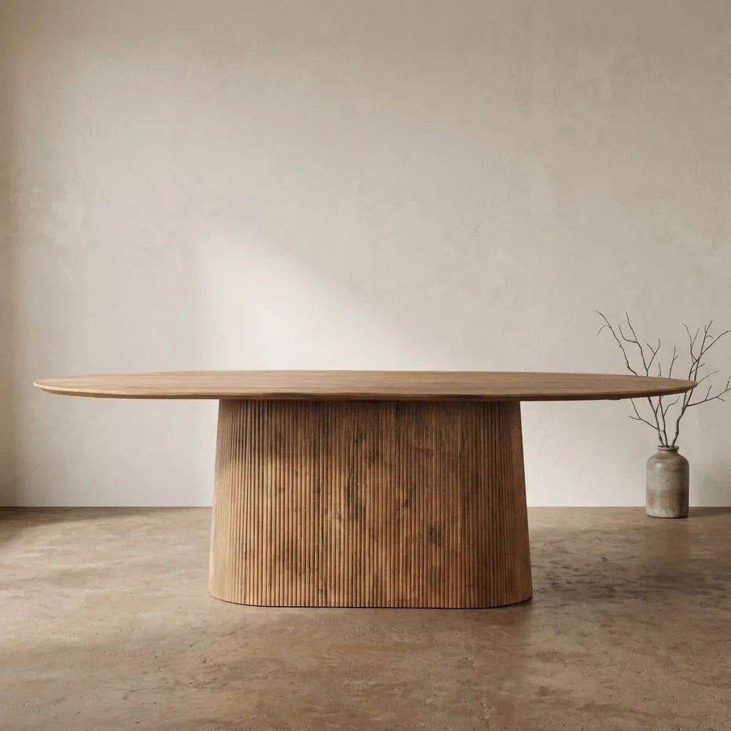 Salvator Dining Table 200cm - Livingfurn