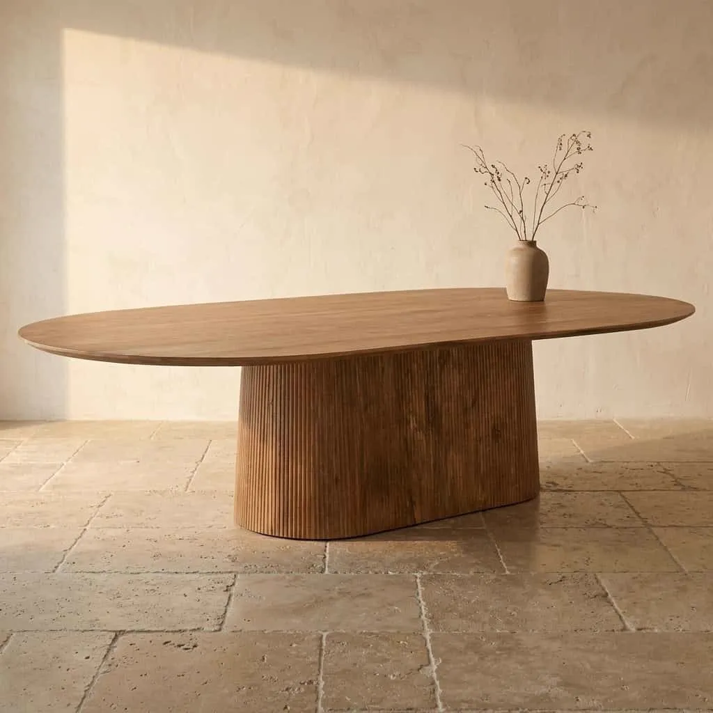 Salvator Dining Table 300cm - Livingfurn