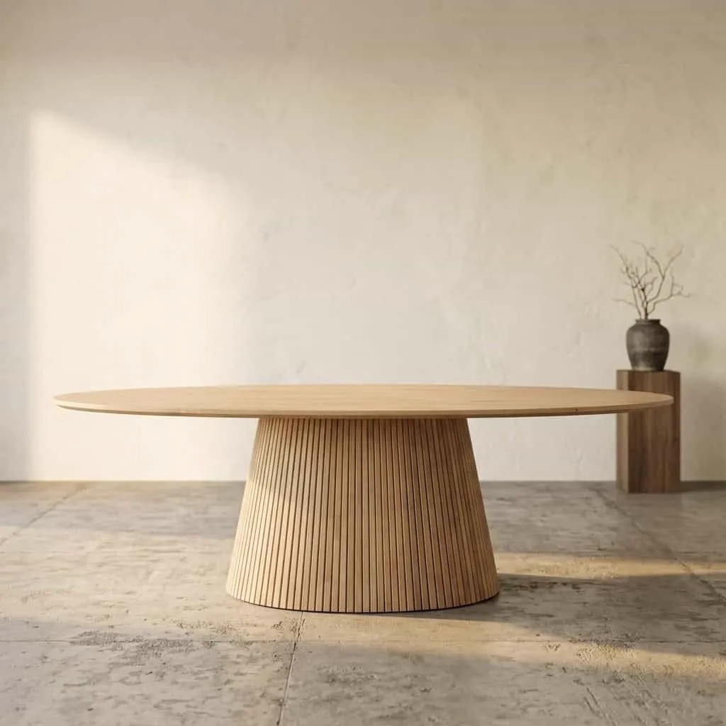 Solana Dining Table | 210 cm | Natural | Oval - Starfurn
