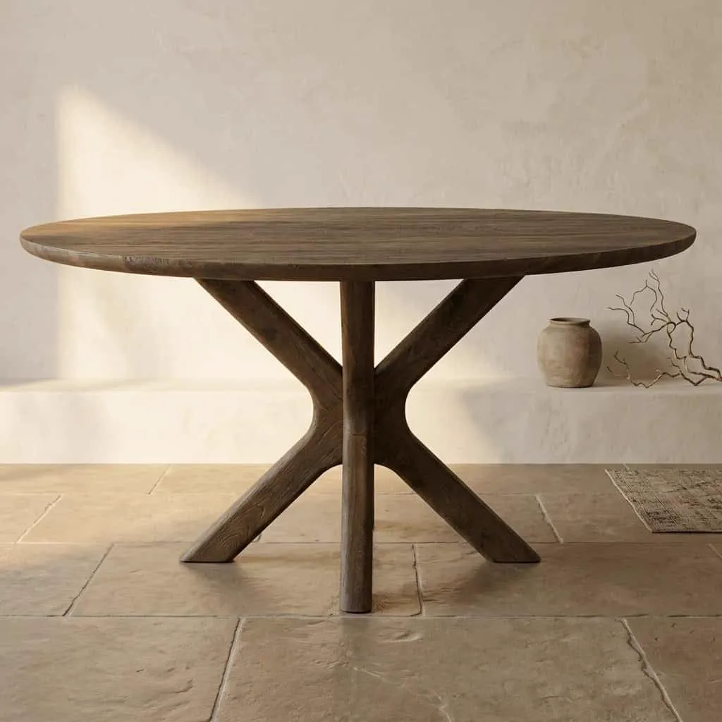 Eettafel Tycho 150x77 cm - lichtbruin