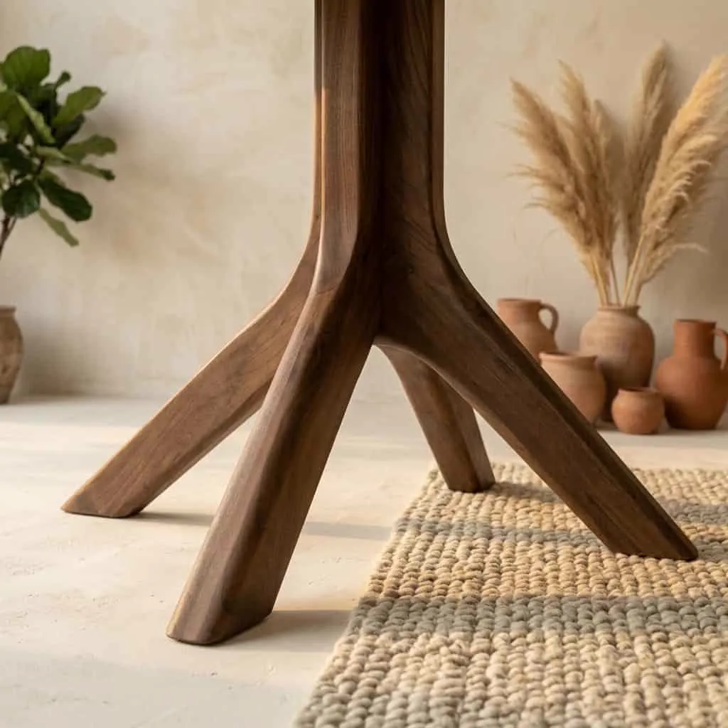 Dining table Tycho 160x110 cm - light brown - Eleonora