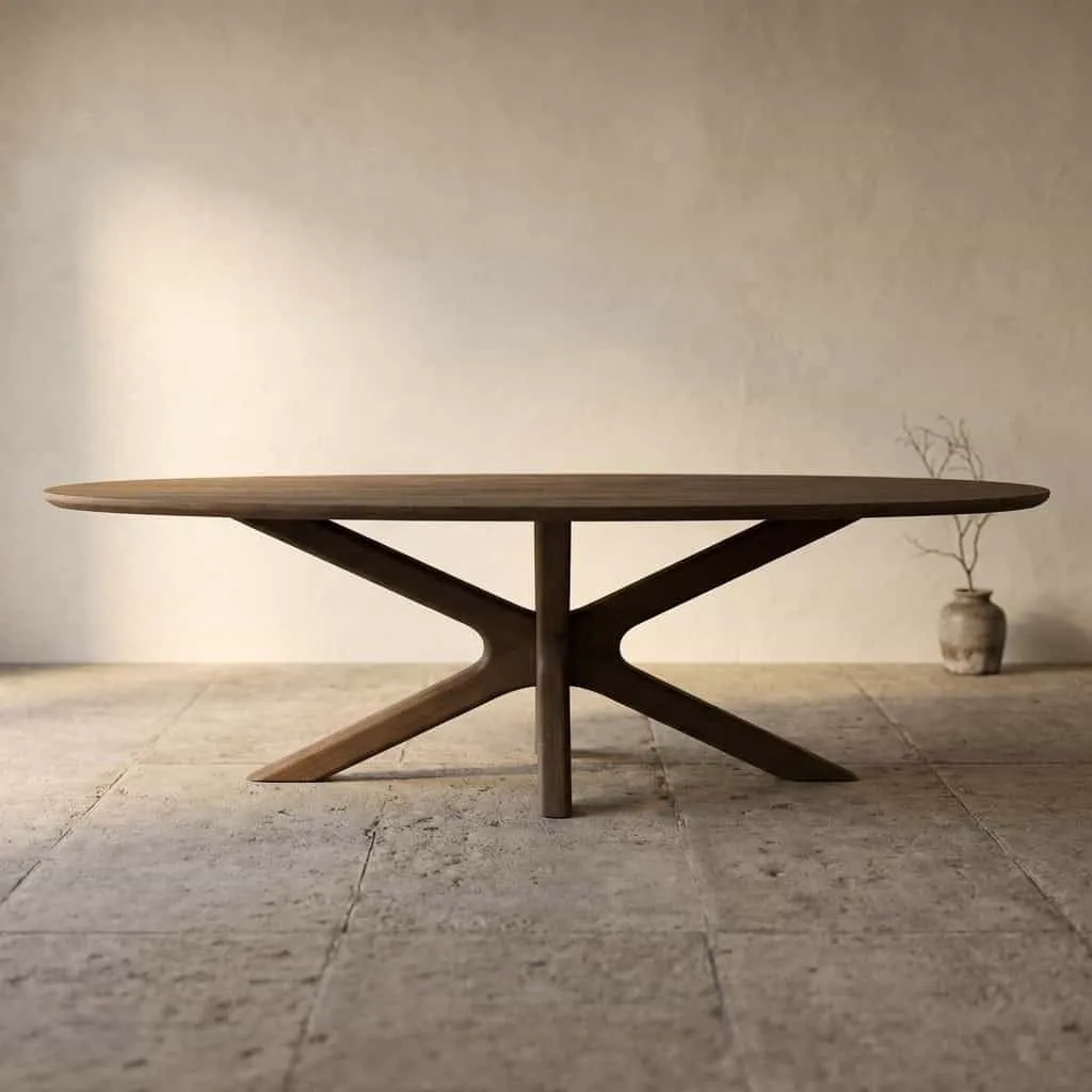 Dining table Tycho 260x110 cm - light brown