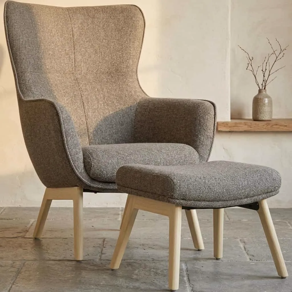 Fauteuil Flip met hocker