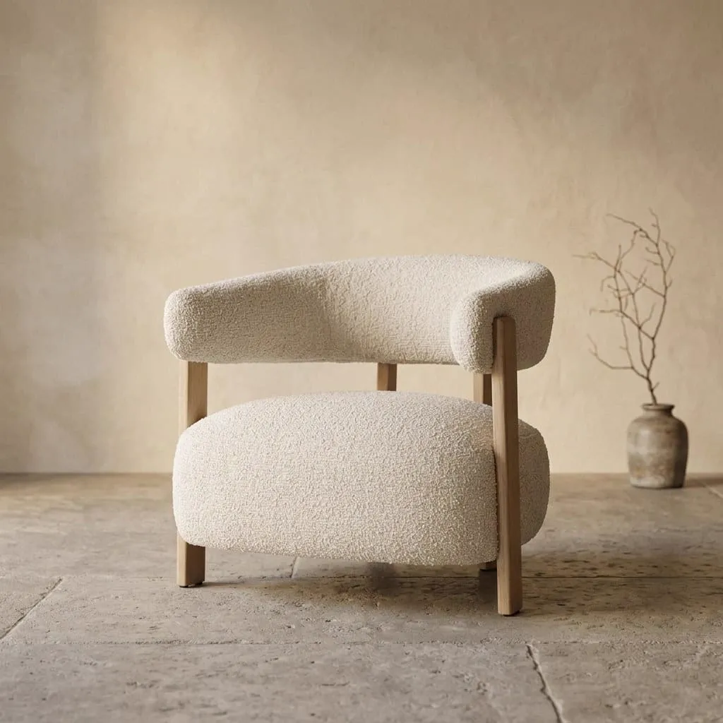 Armchair Lola, beige Hush - Eleonora