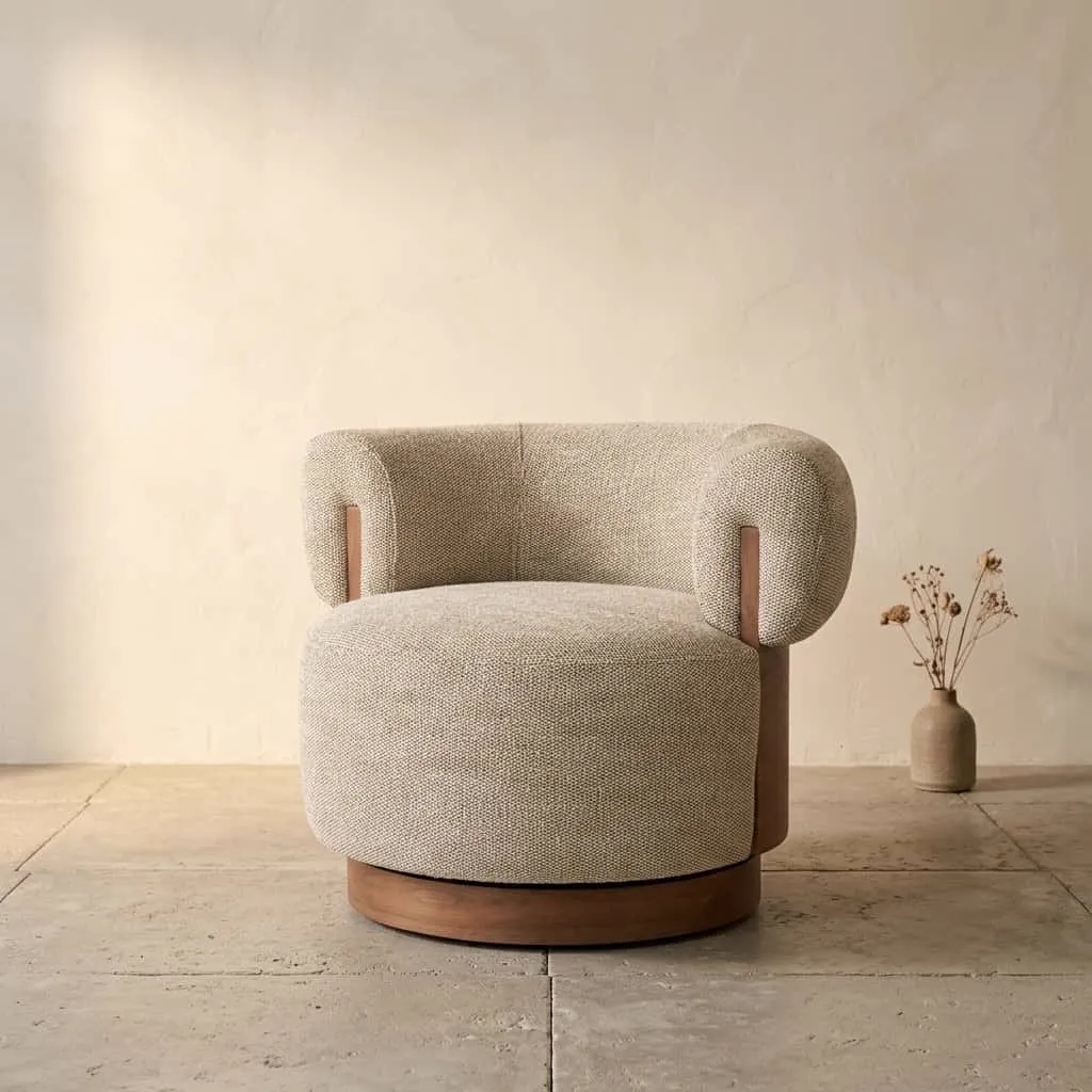 Sessel Nila braun - taupe Vanu