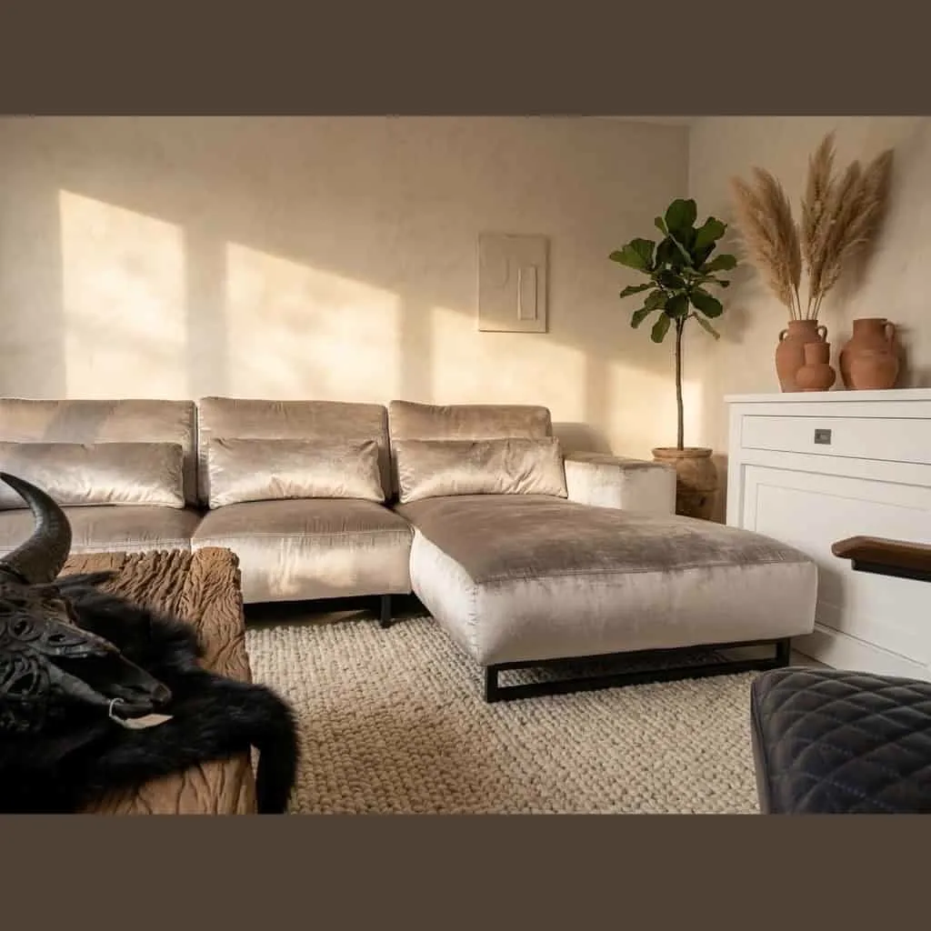 Ecksofa Genadi Velours