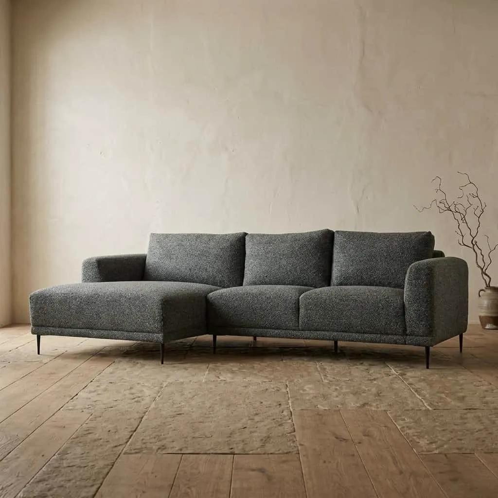 Ecksofa Nelly | Grau