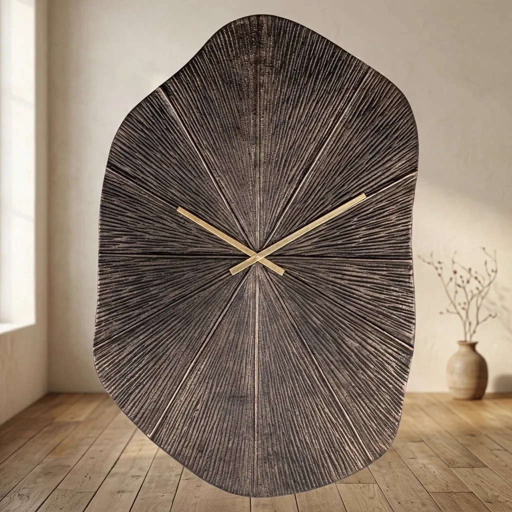Livine Bronze Clock - Richmond Interiors