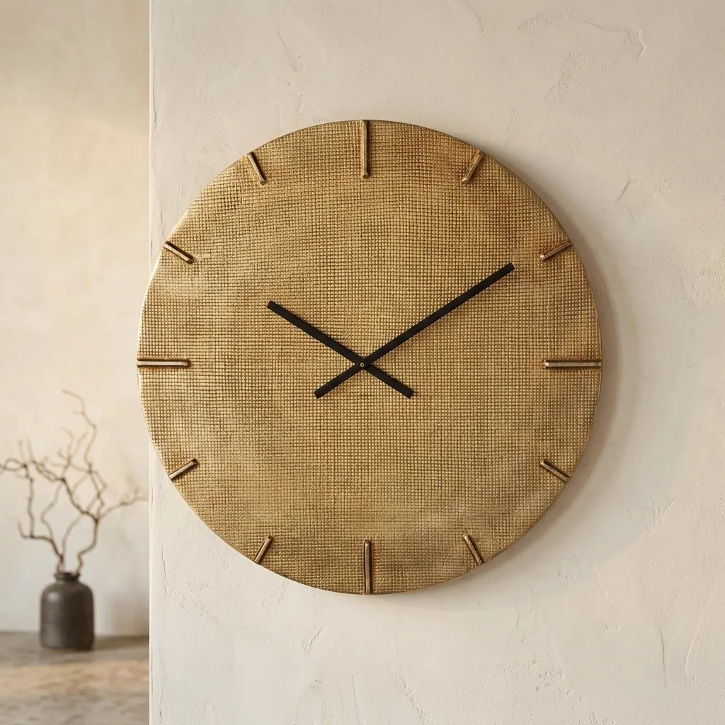 Clock Zane Gold - Richmond Interiors