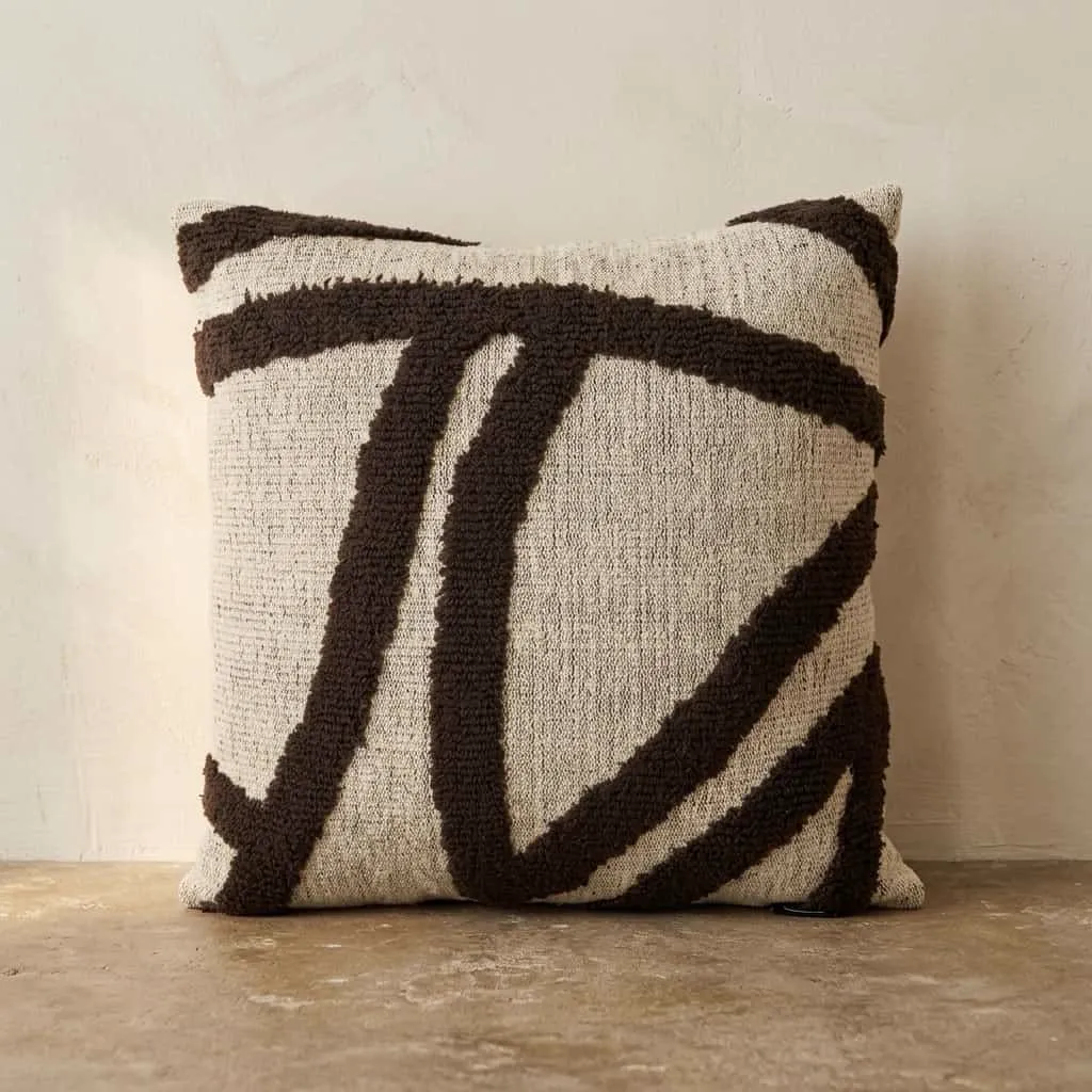 Kissen Majani - dark brown - By-Boo