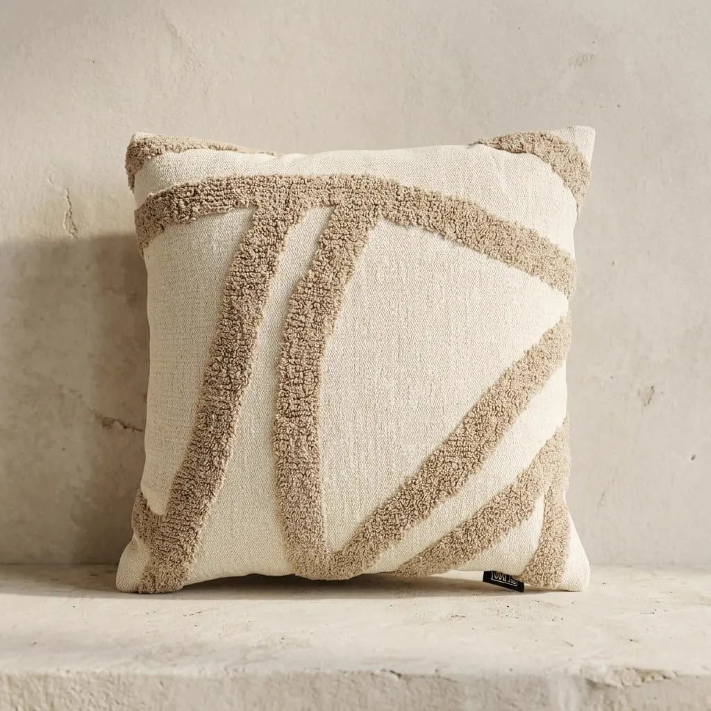 Kussen Majani taupe - By-Boo