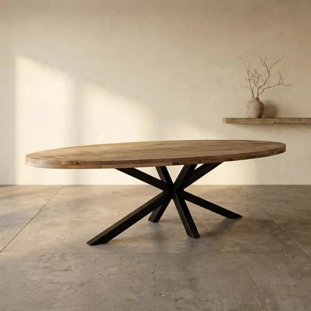 Mango Oval Natur | 260 x 120cm