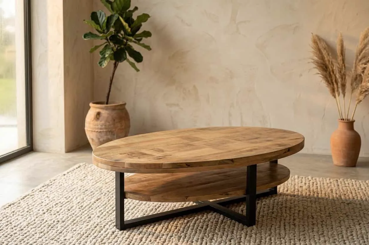 Mango Oval Natural | 260 x 120cm - Mokana Furniture