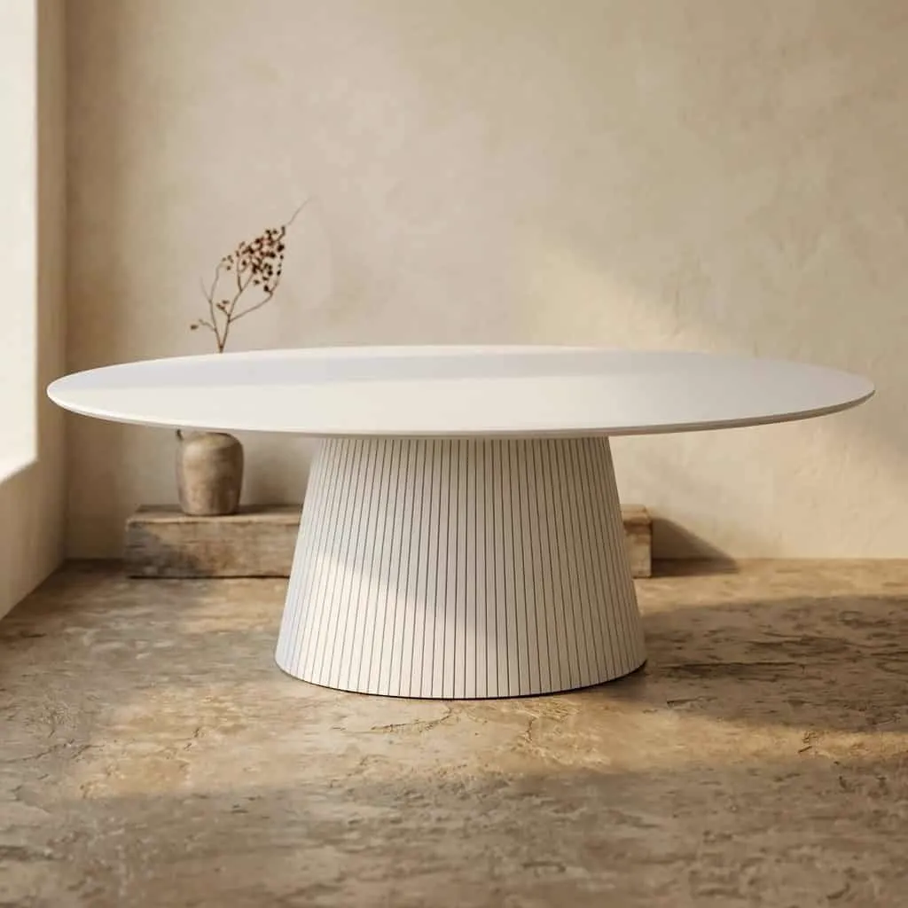 Ovale eettafel Solana Zand Mangohout 210 cm - Starfurn