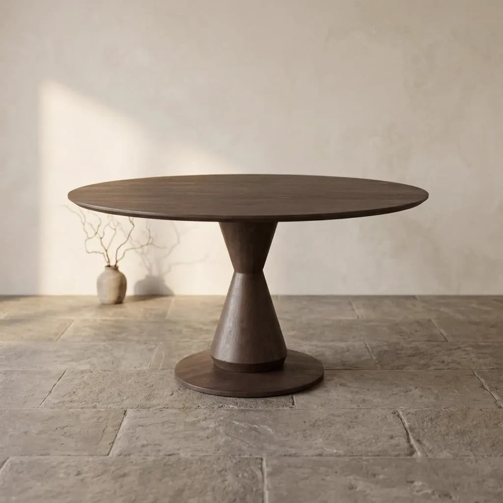 Ronde eettafel Lima Bruin Mangohout 150 cm - Starfurn