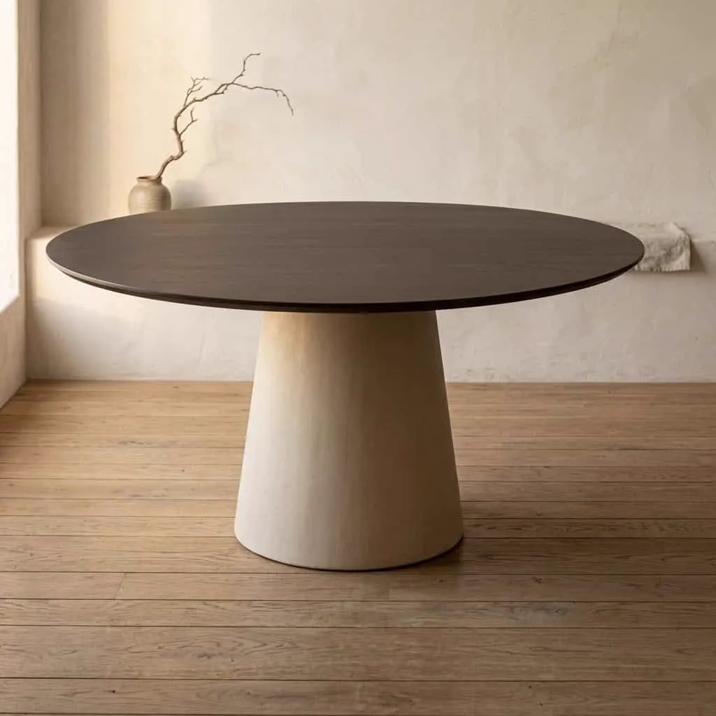 Ronde eettafel Madison Bruin Mangohout 150 cm - Starfurn