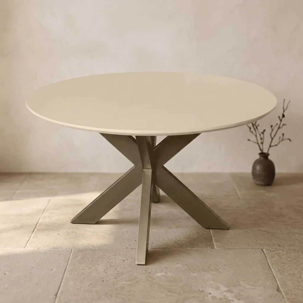 Ronde eettafel Madison Zand Mangohout 150 cm - Starfurn