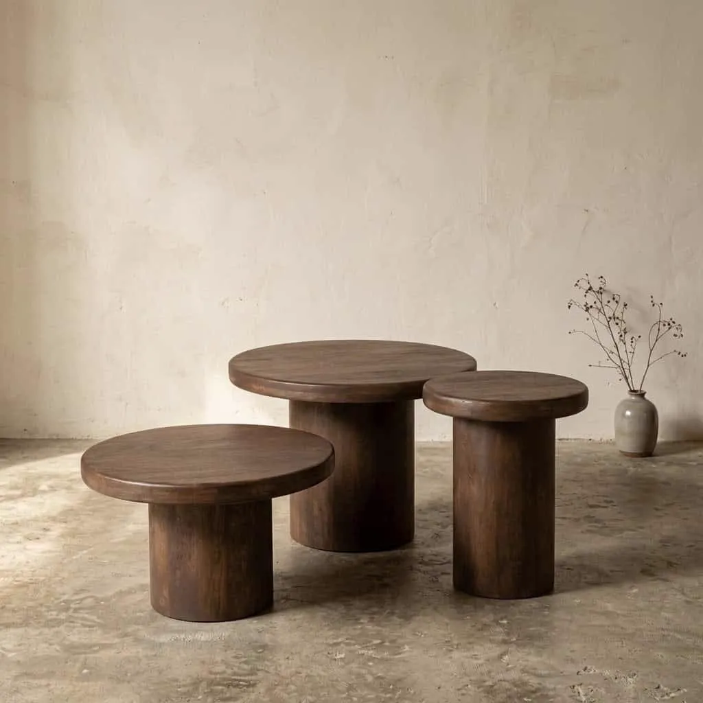 Coffee Table Maya | 70 cm | Brown