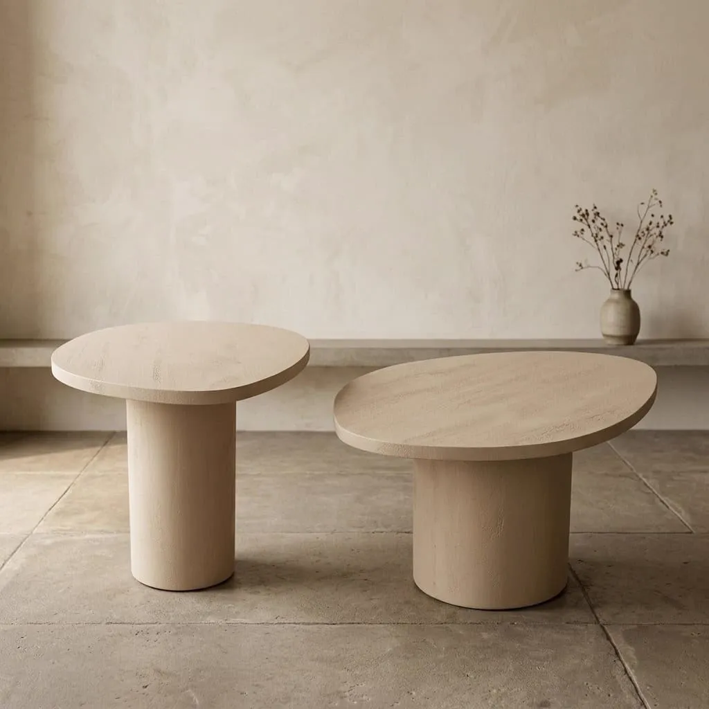 Couchtisch Mirre | Sand | Set von 2