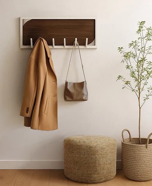 Santa Cruz 60 Coat Rack with 7 Hooks - MySons