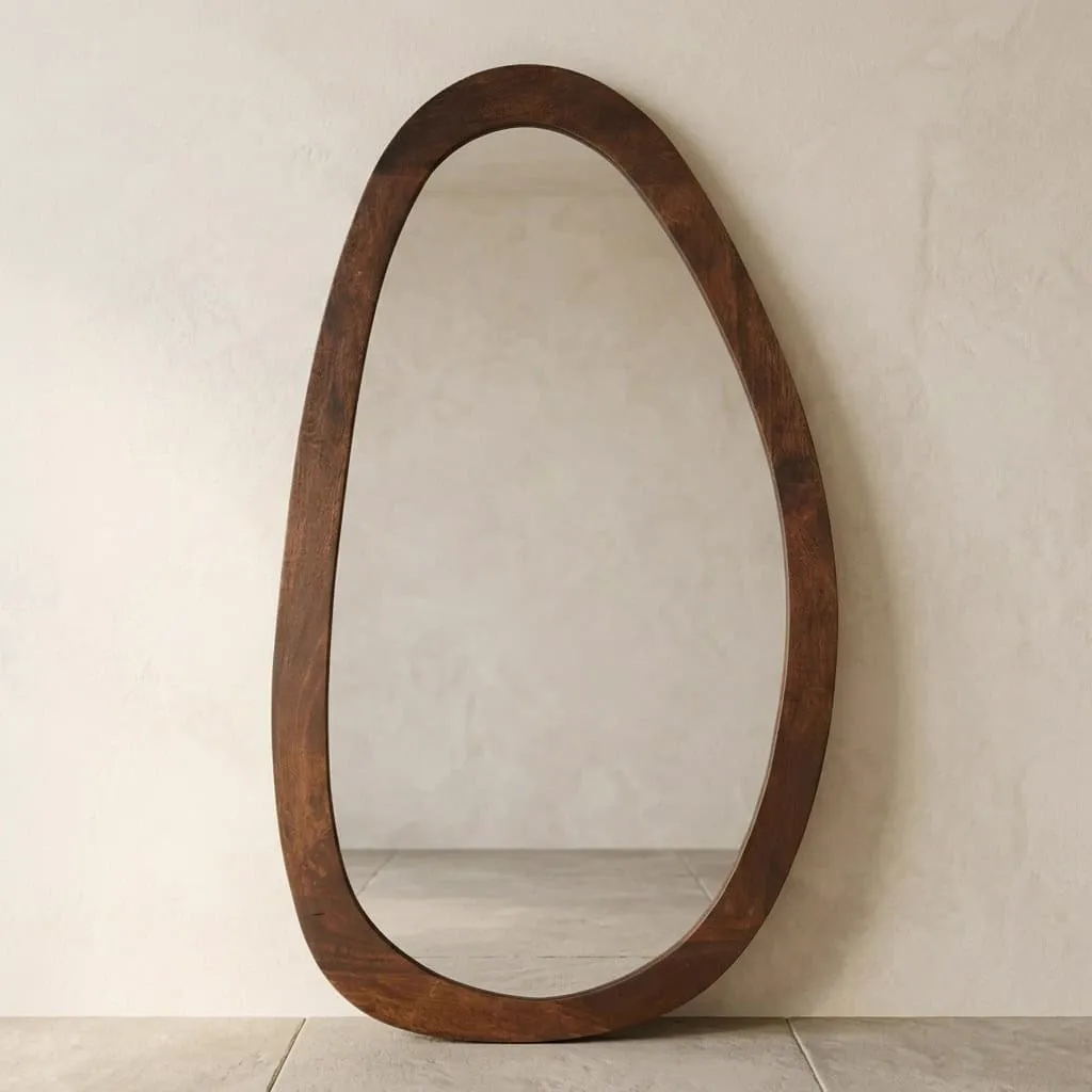 Lou Mirror | 70 cm | Brown