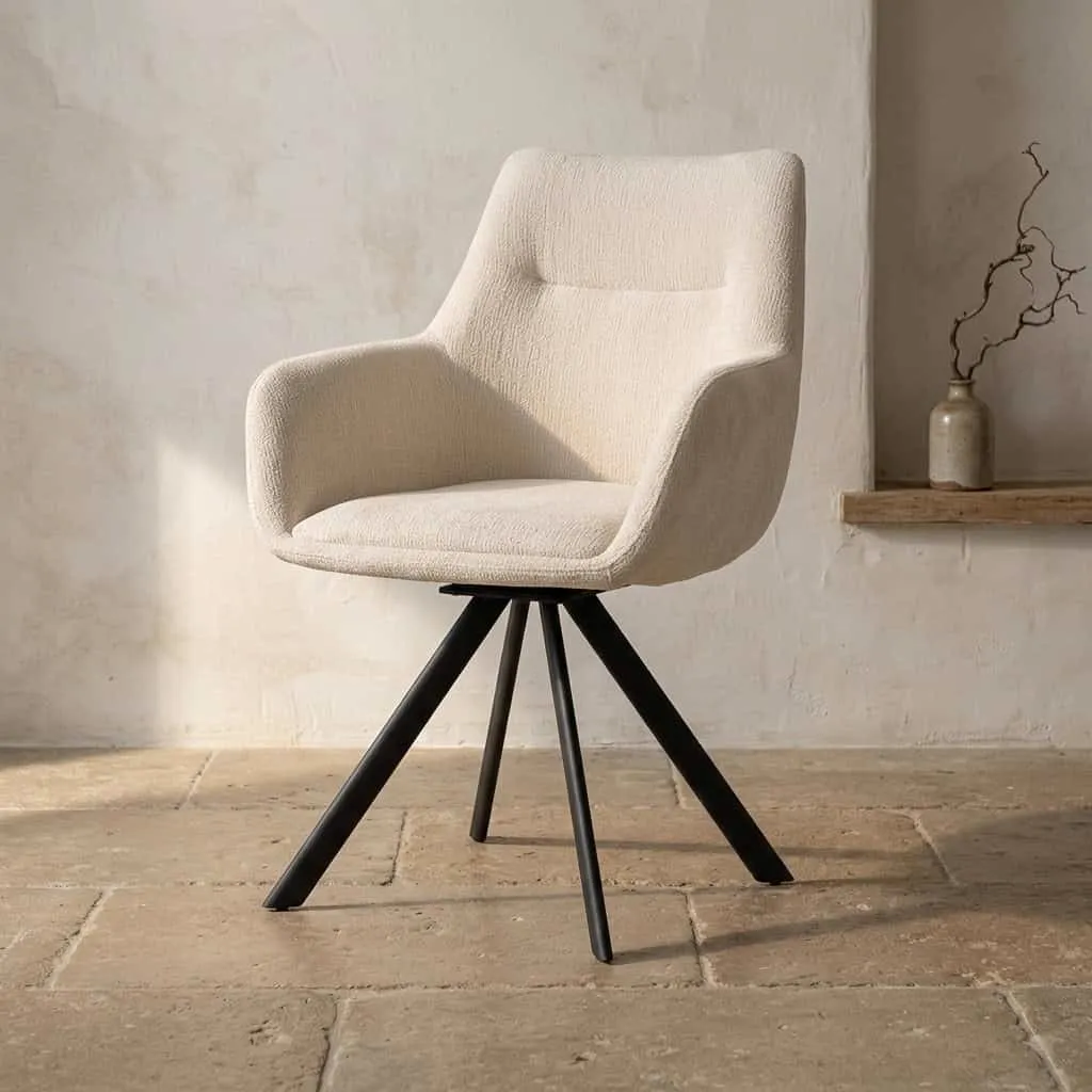 Bliss Chair with armrest - beige - By-Boo
