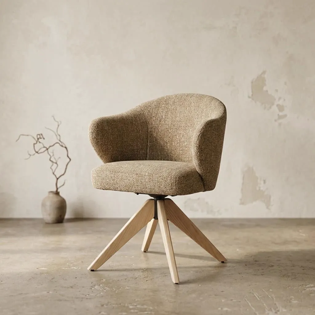 Chair Connor natural - mustard Donna