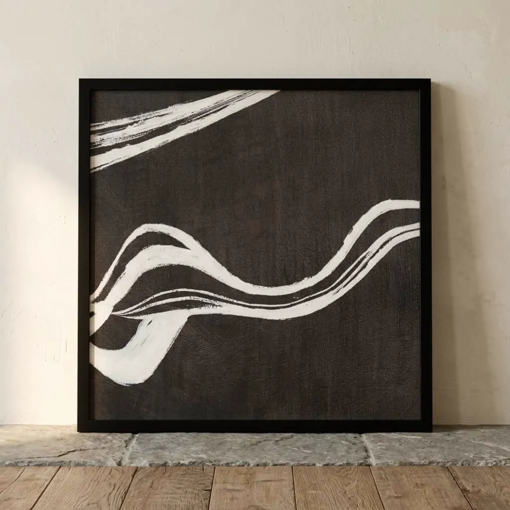 Wandkunst Jozra black/white