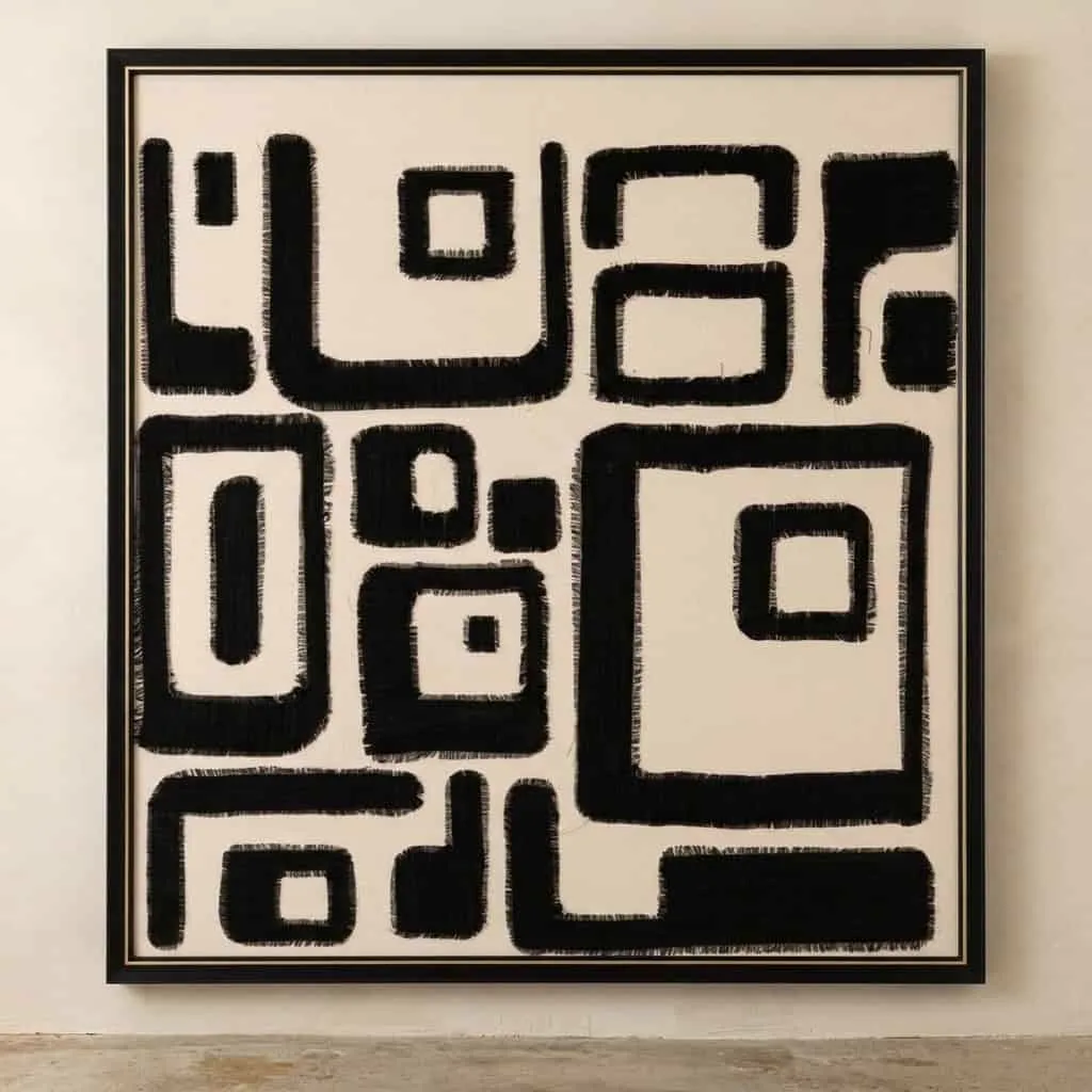 Wall art Shanita black/white - Richmond Interiors