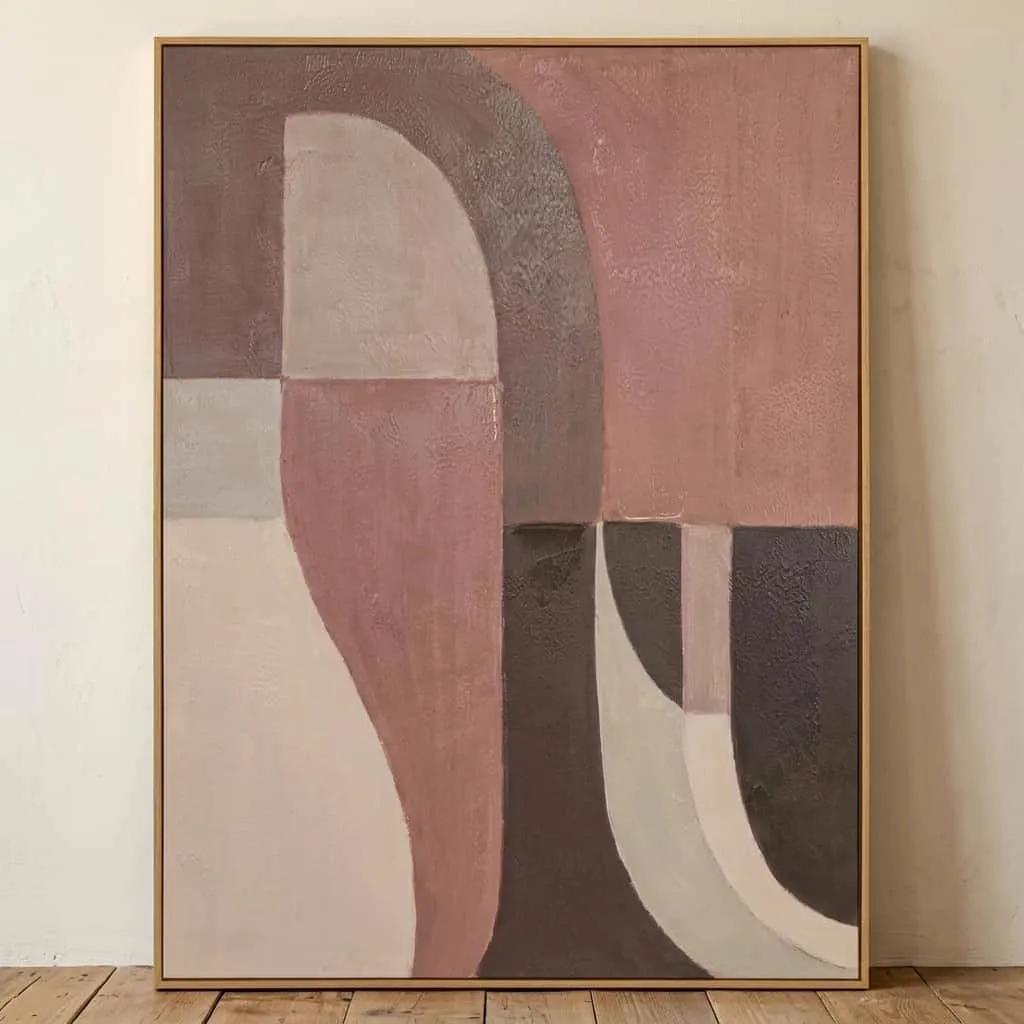 Wandkunst Tatu links brown - Richmond Interiors