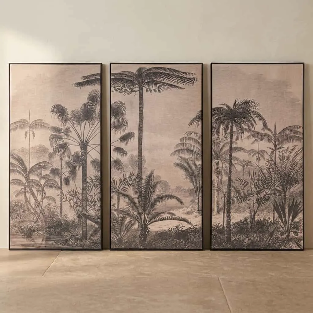 Wall decoration Rhapsody brown (Set of 3) - Richmond Interiors