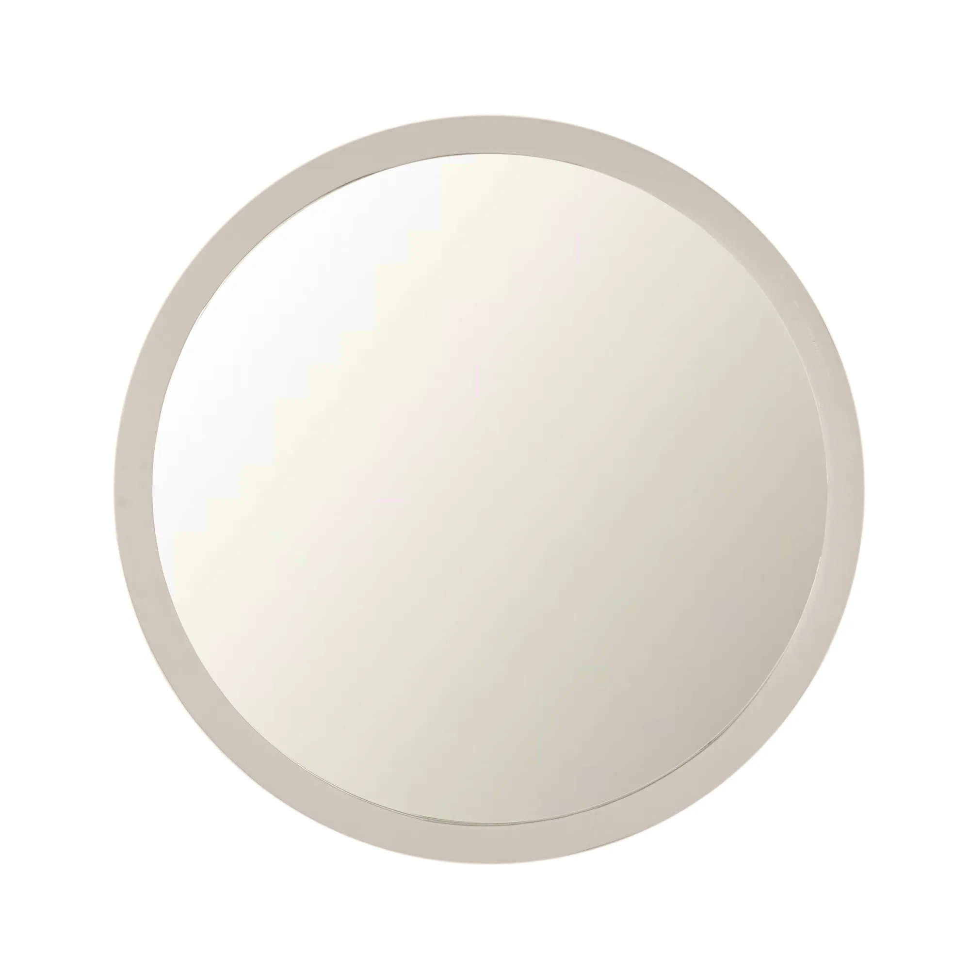 Round mirror Dide, mango wood with sand finish 80 cm - Starfurn