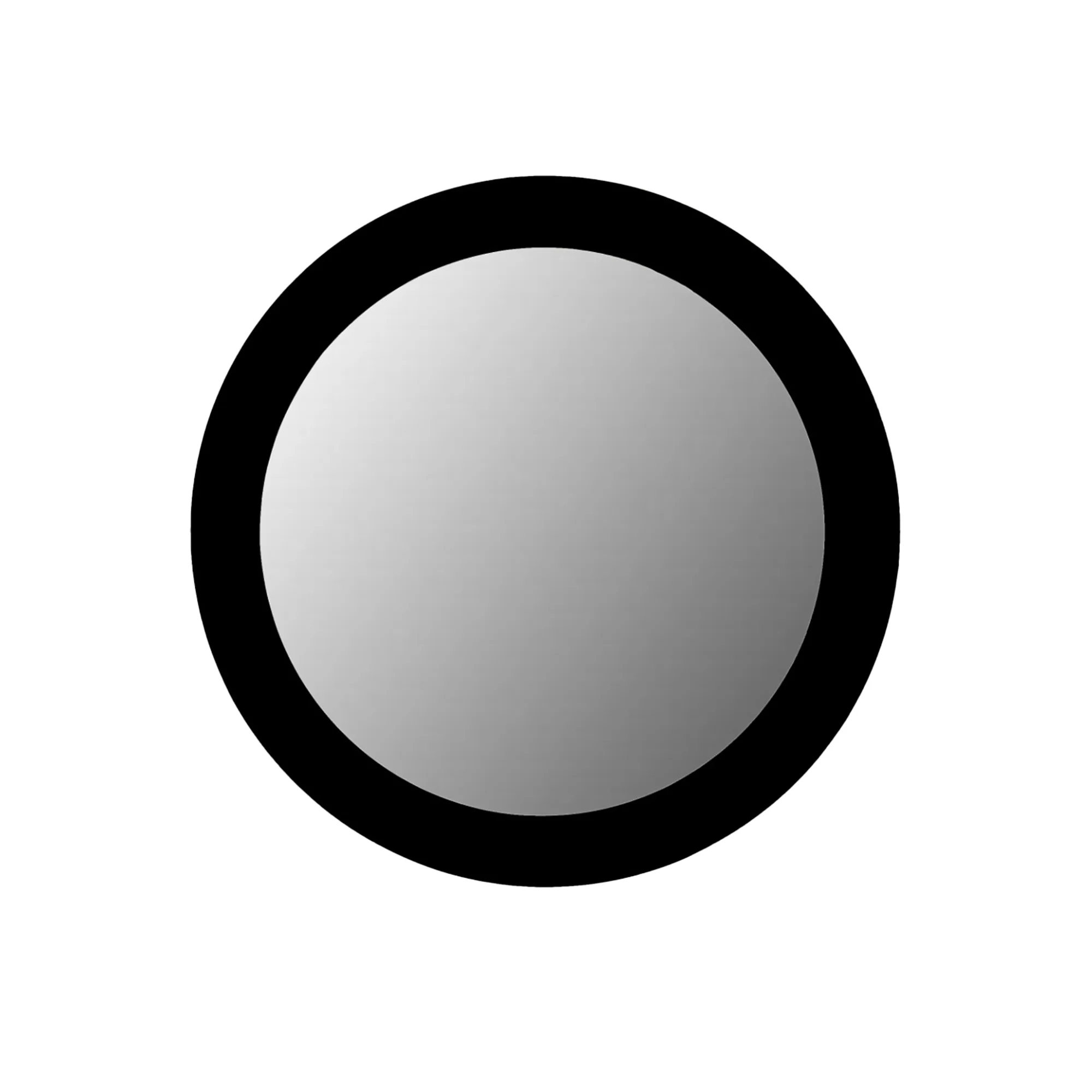 Runder Spiegel Dide, schwarzes Mangoholz 80 cm - Starfurn