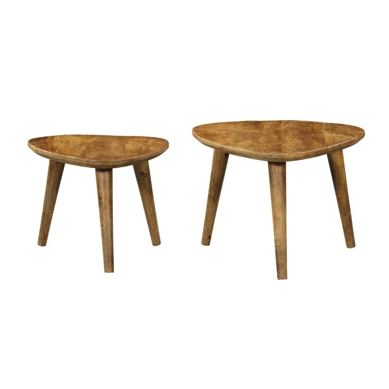 Salontafelset Omaha Mangohout, set van 2 - Starfurn