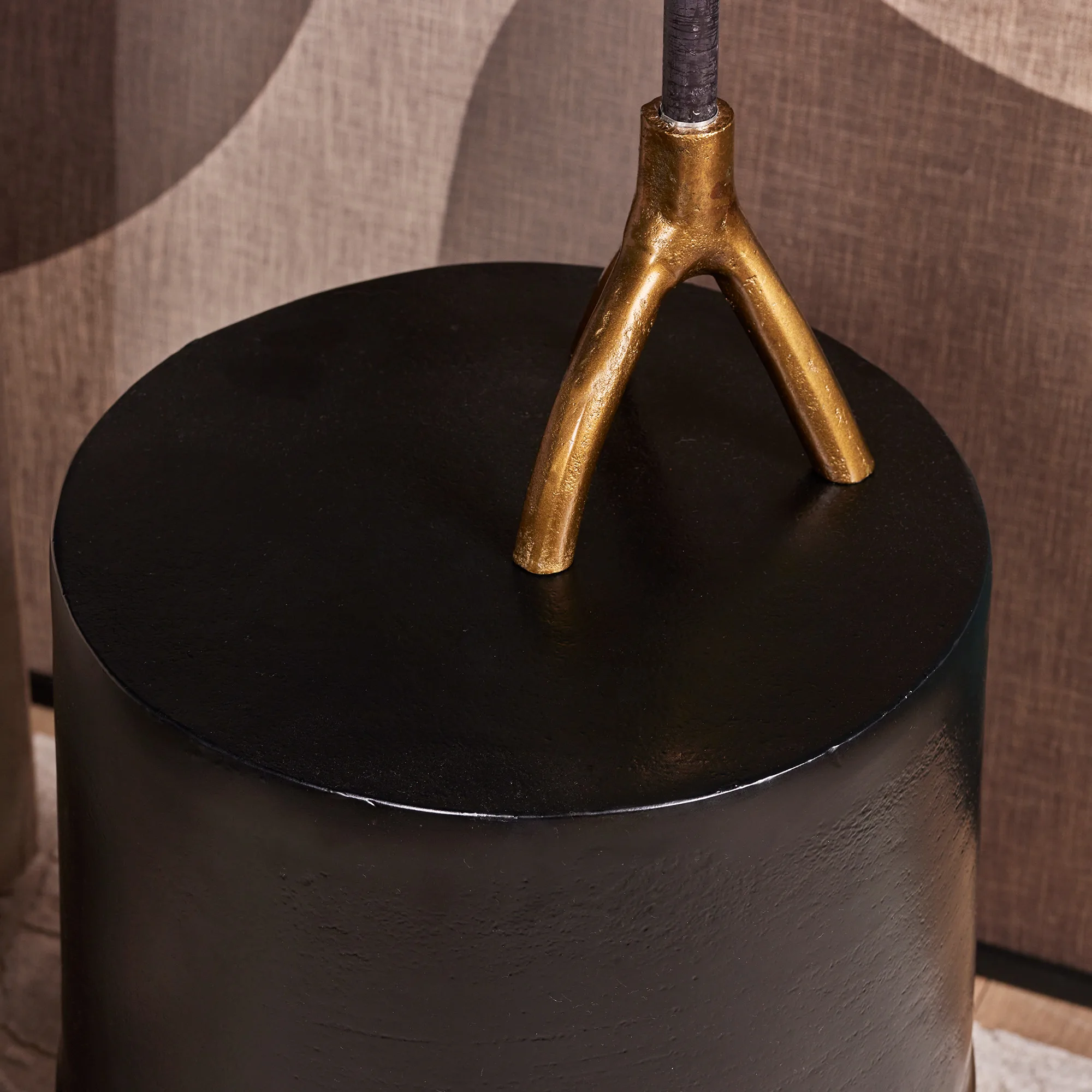 Bijzettafel Kacy, Zwart Aluminium - Starfurn