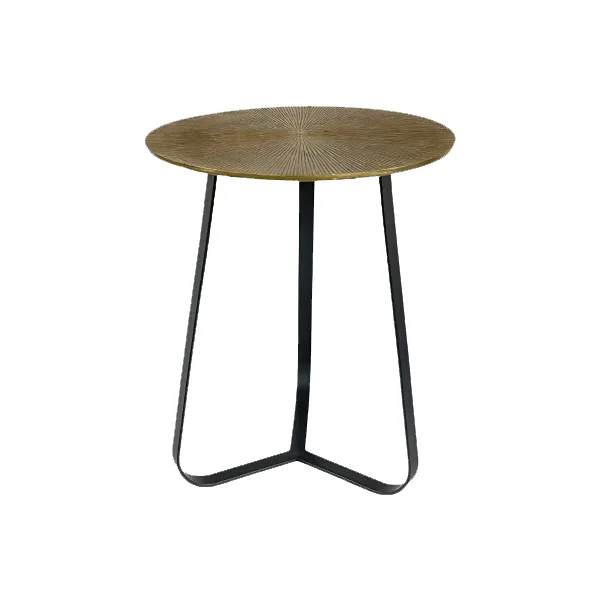 Ronde salontafel Kate goud aluminium 40 cm - Starfurn