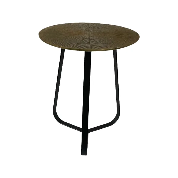 Ronde salontafel Kate goud aluminium 40 cm - Starfurn