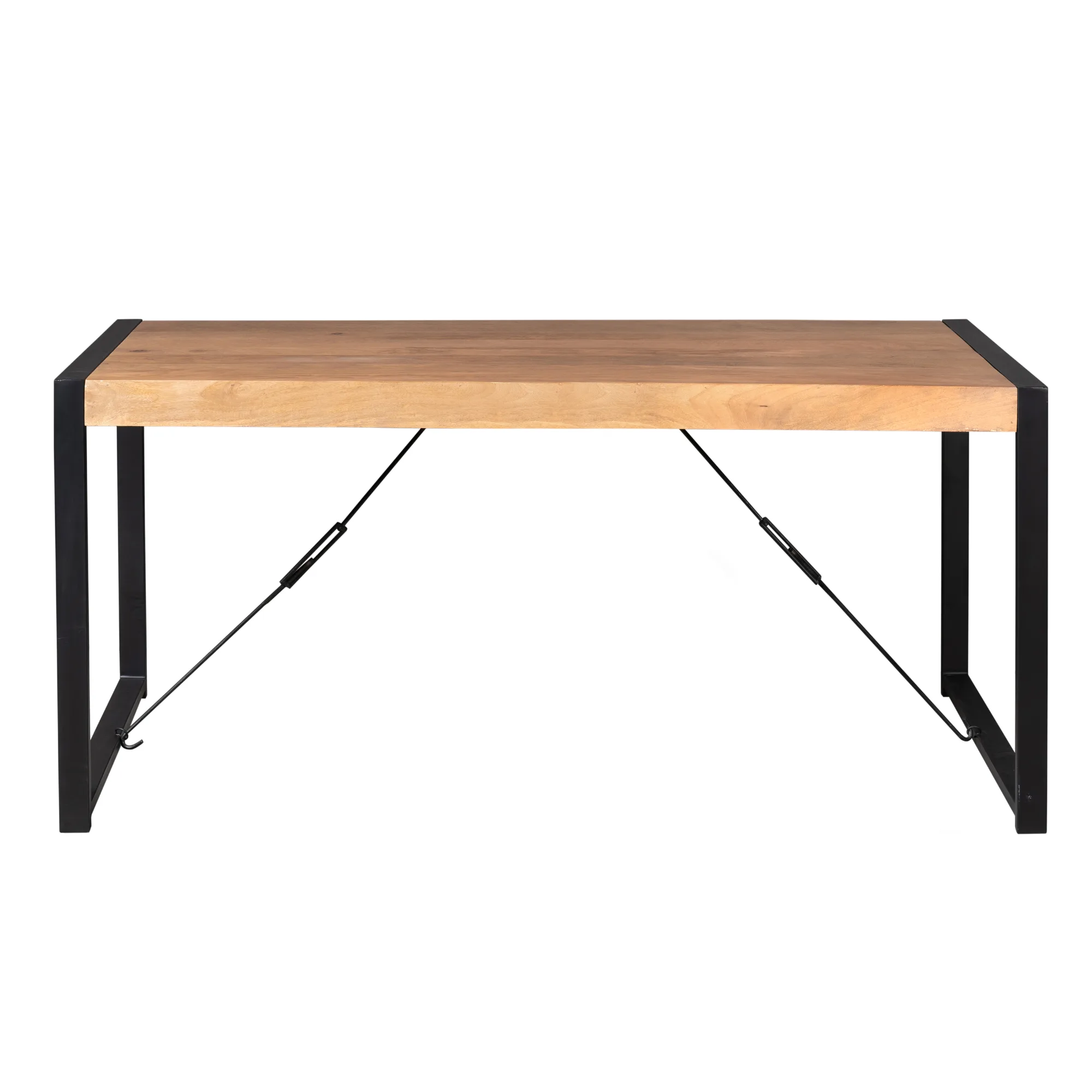 Rechthoekige eettafel Boaz mangohout naturel 180 cm - Starfurn