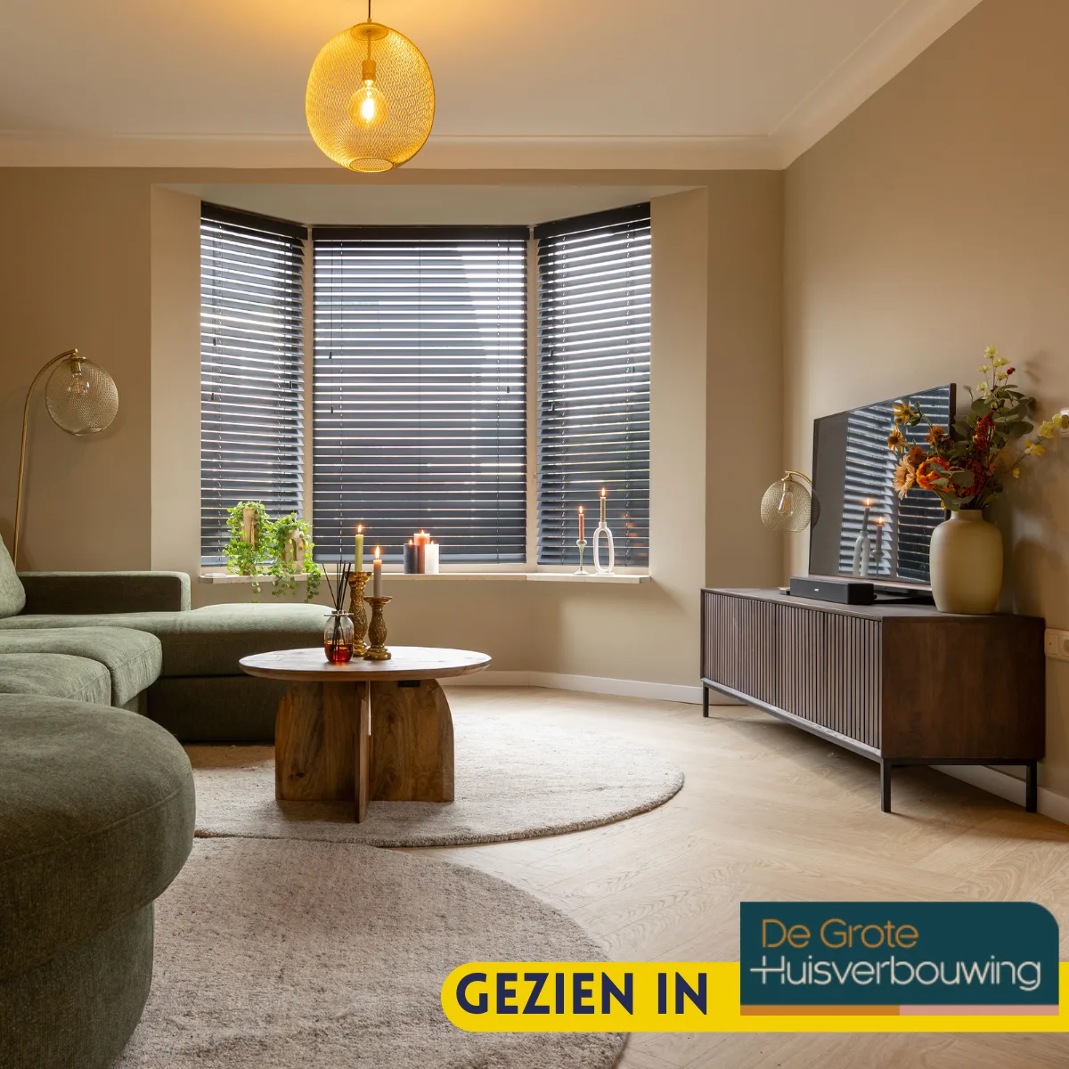 Ronde salontafel Tense mangohout naturel 70 cm - Starfurn