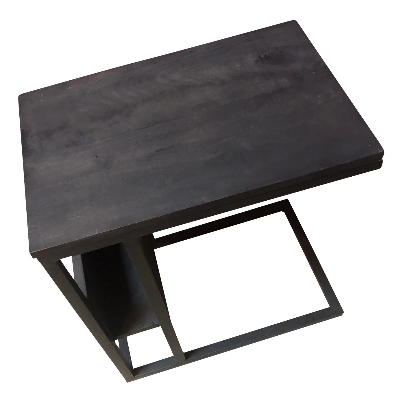 Slider schwarz Mangoholz mit Briefablage - Starfurn