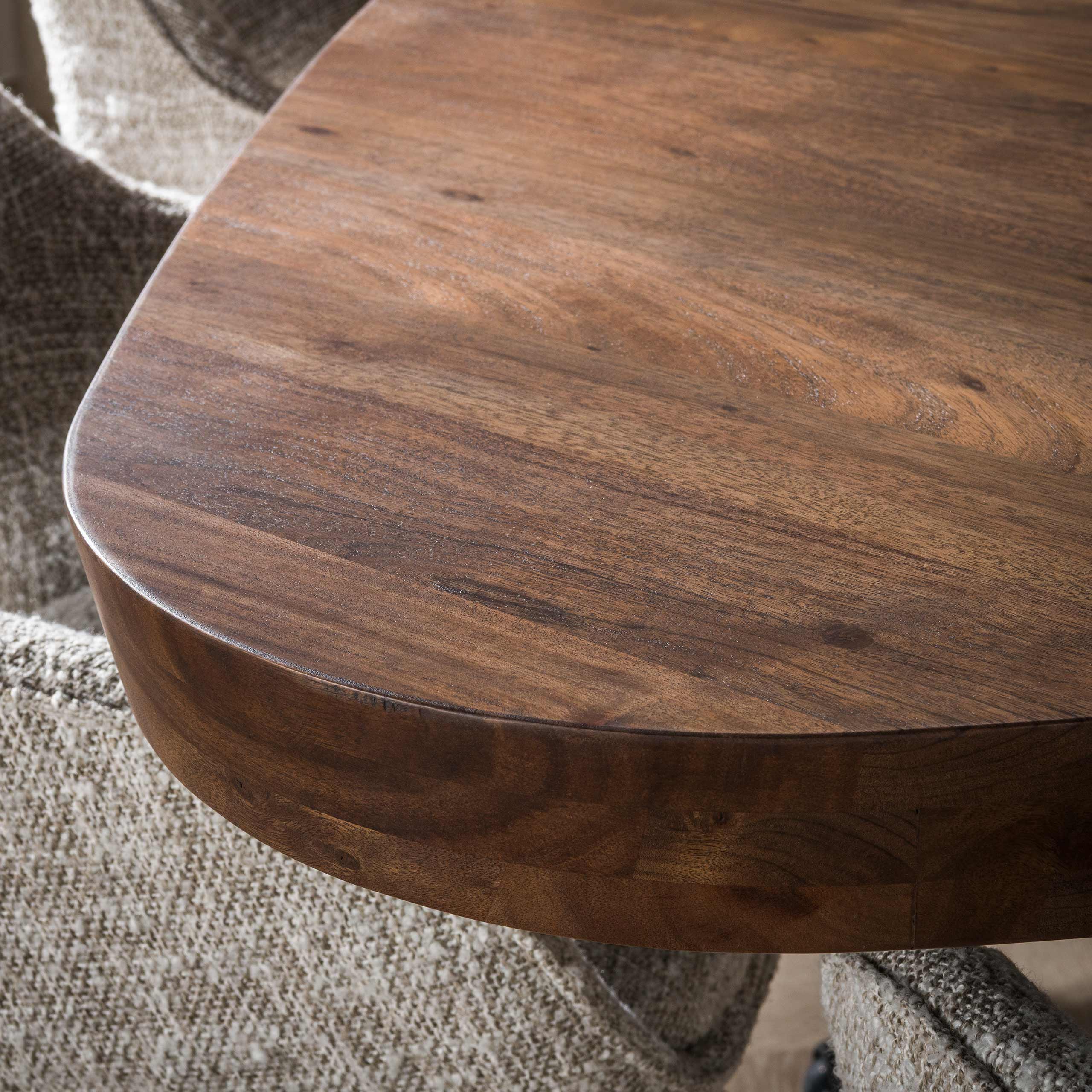Eettafel Arcadia triangle 165cm / Massief acacia bruin - Zijlstra