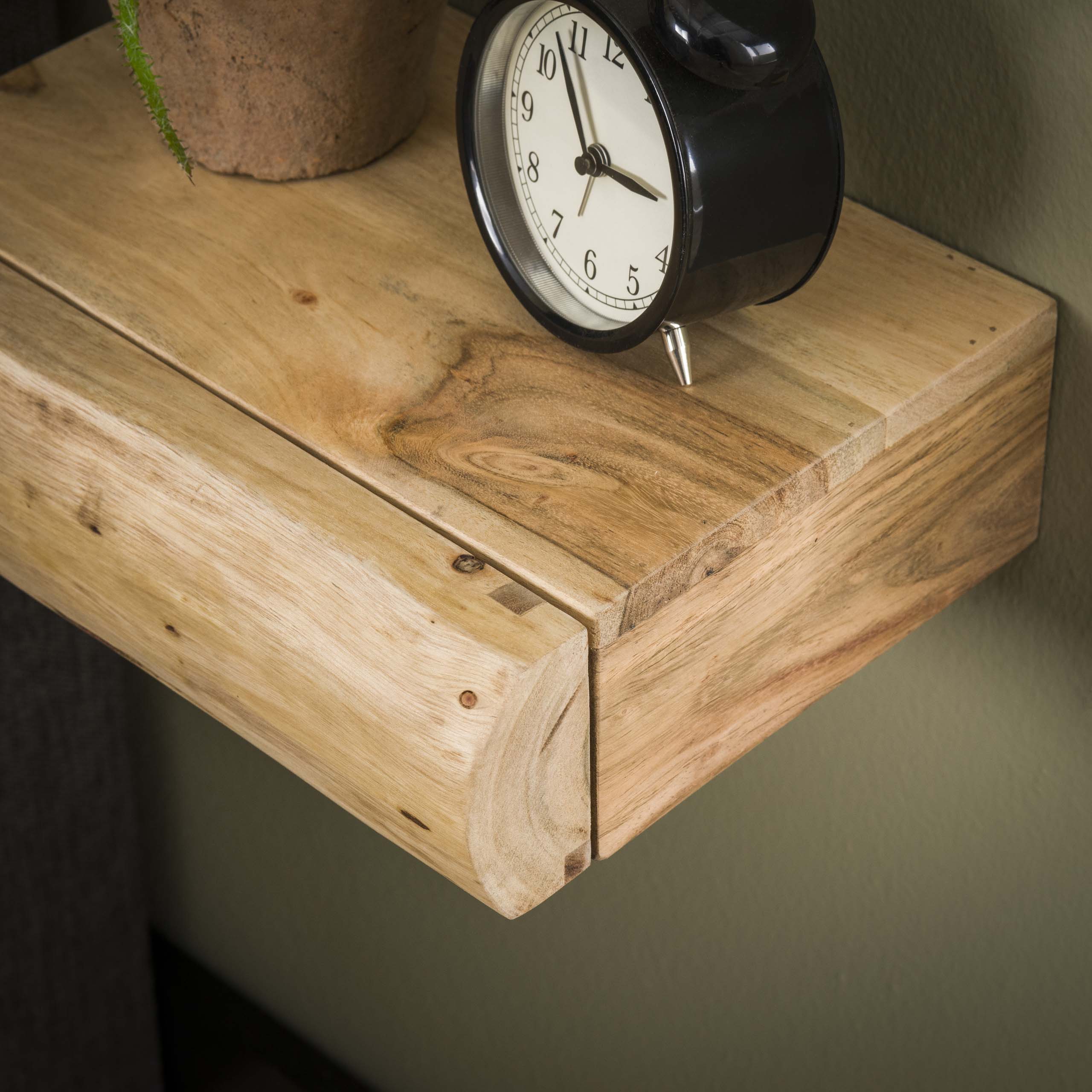 Nachttisch Tree XS 1 Schublade (2er-Set) aus massivem Akazienholz (Massiv acacia) - Emmo Design