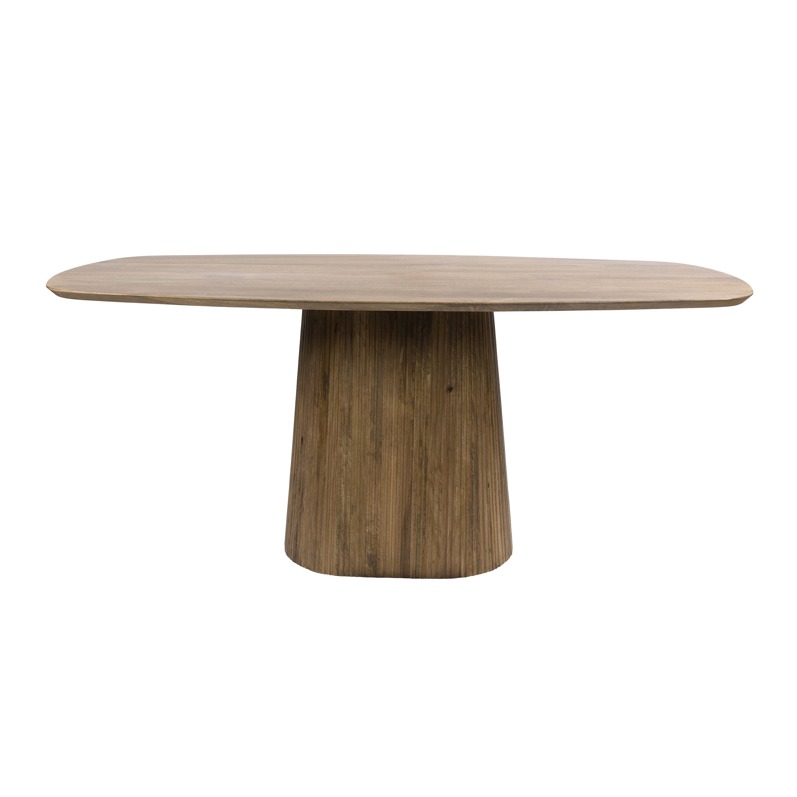 Eettafel Wave Centro deens ovaal 180cm / Massief mango zand - Zijlstra