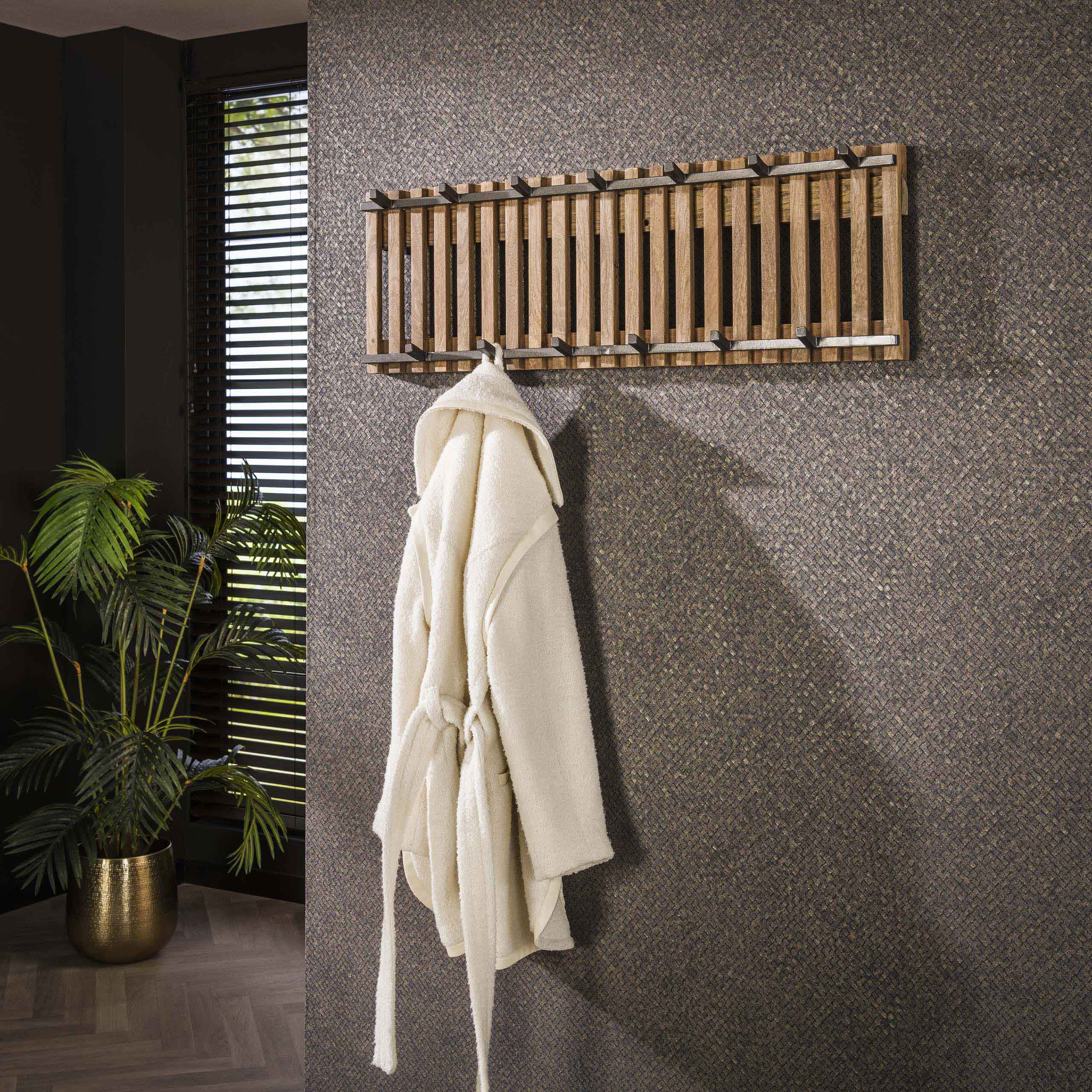 Coat Rack Tweak 7+6 hooks / Solid mango sand - Zijlstra