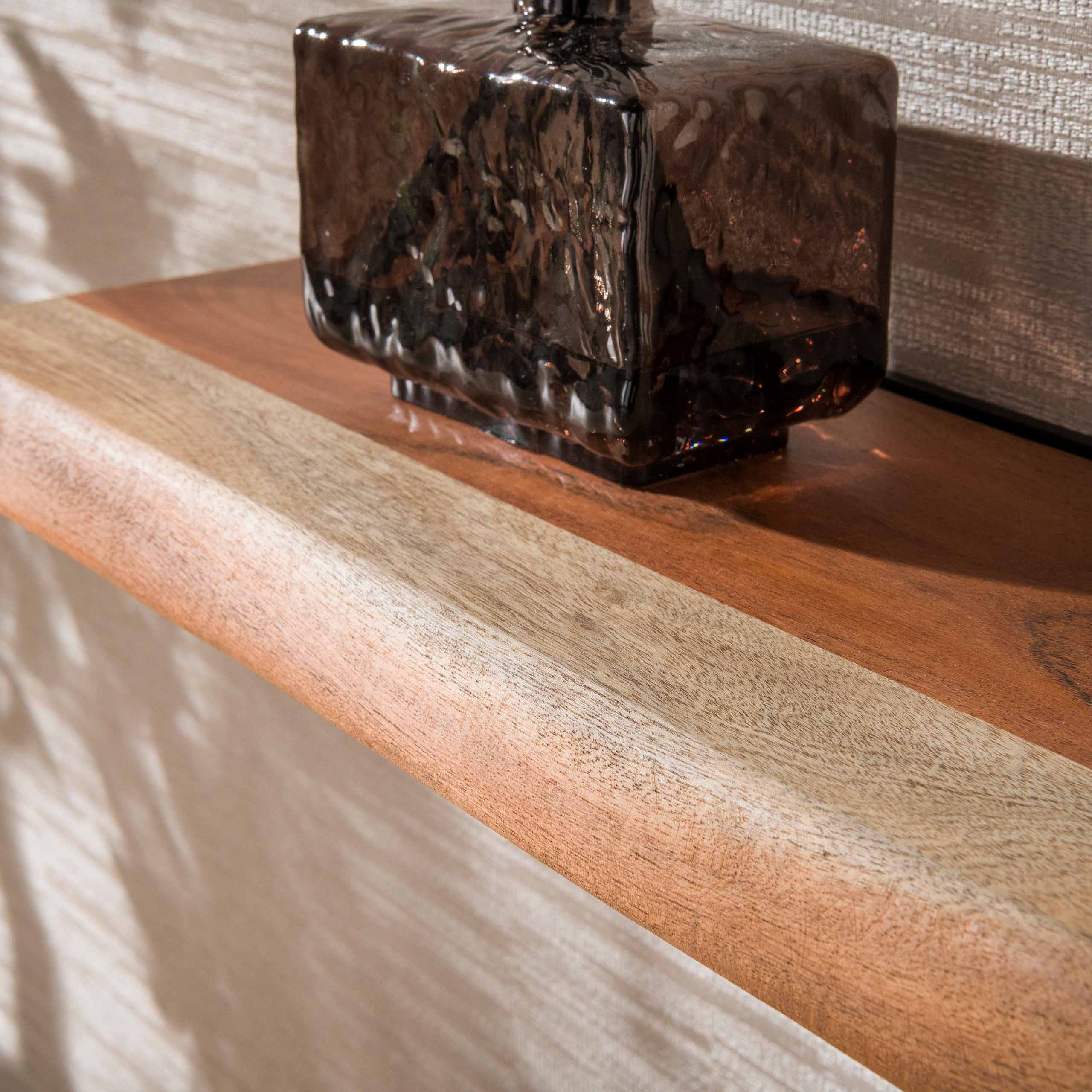Wall Shelf Edge 60cm / Solid acacia - Zijlstra