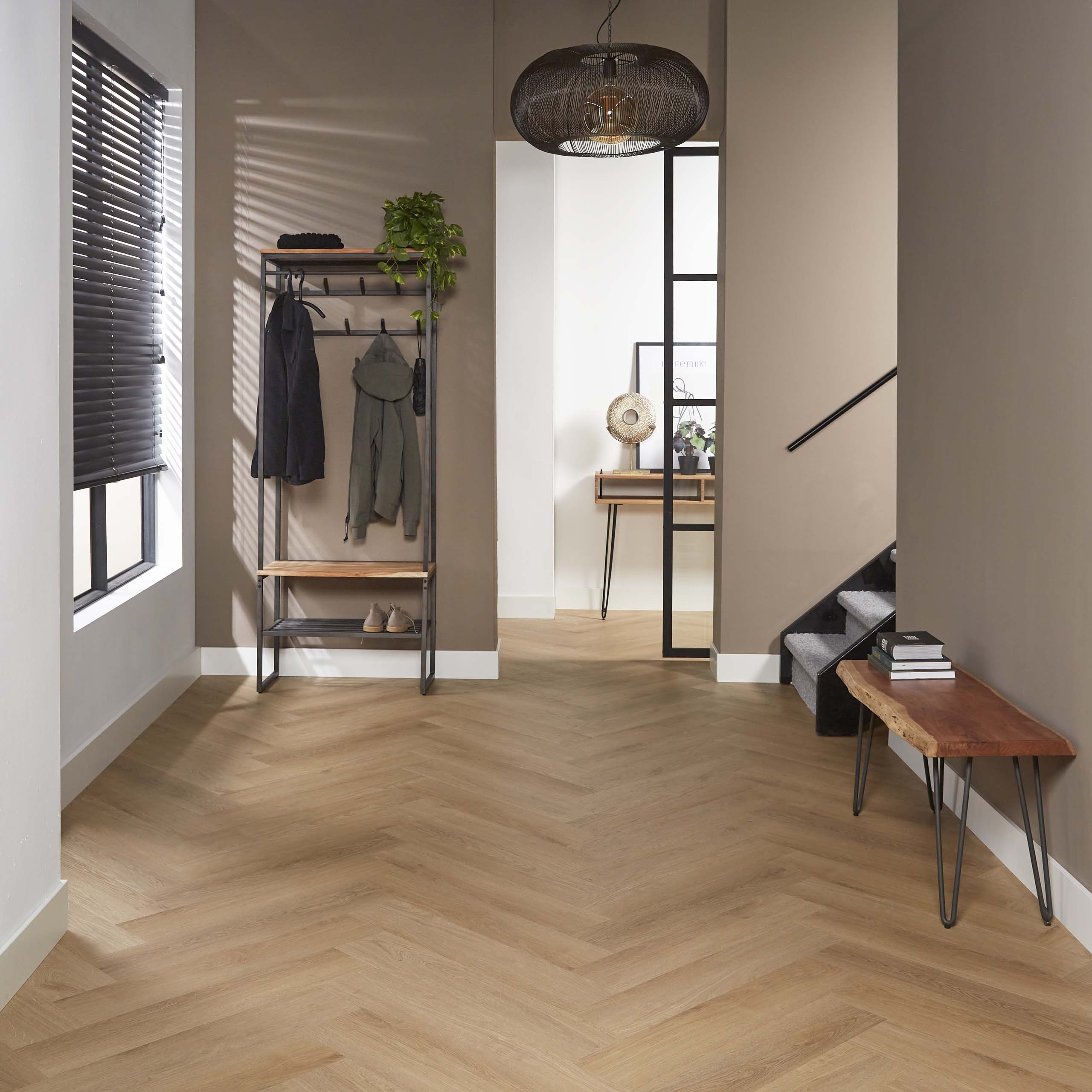 Garderobenmöbel Edge / Massiv Akazie - Zijlstra