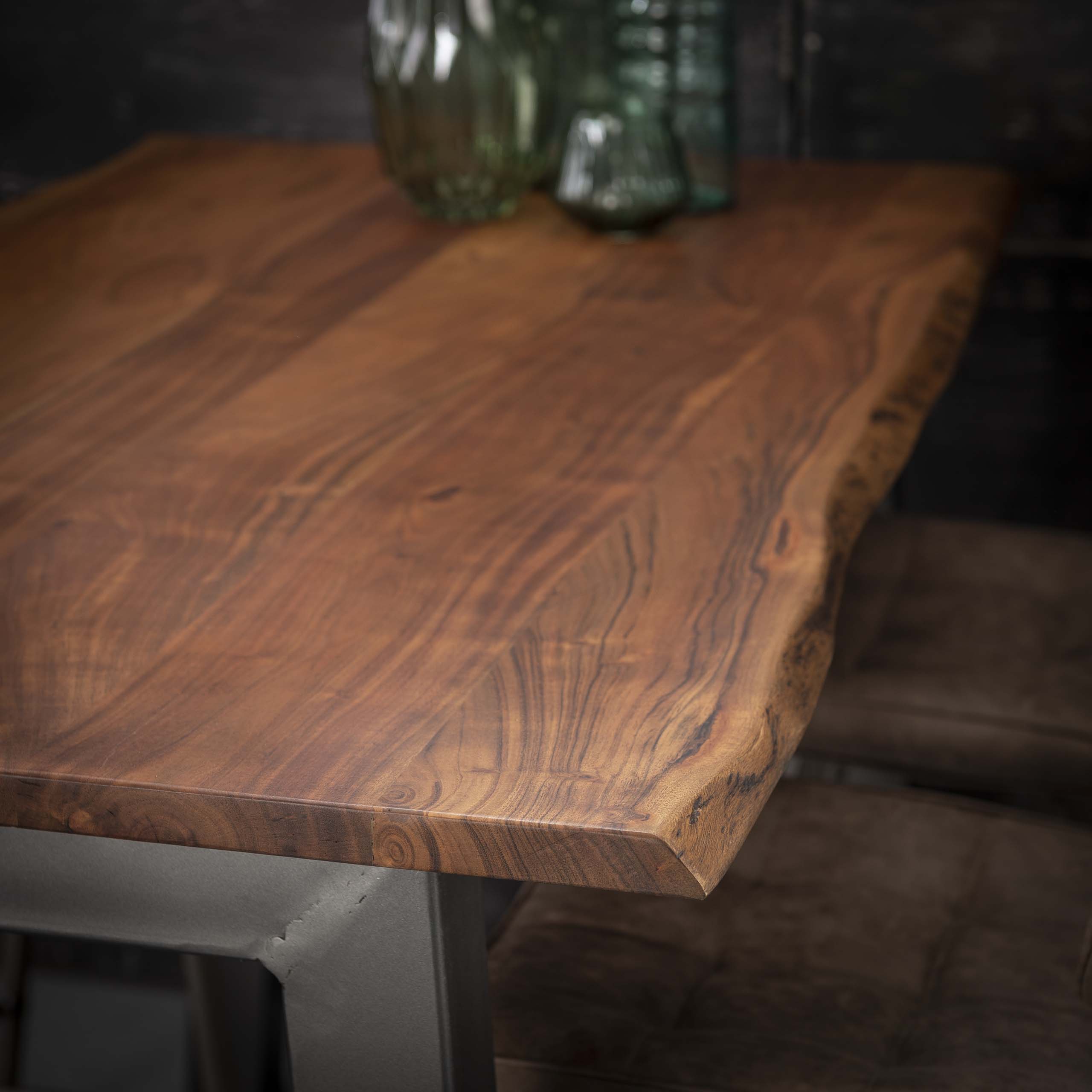Bartafel Edge 147cm / Massief acacia - Zijlstra