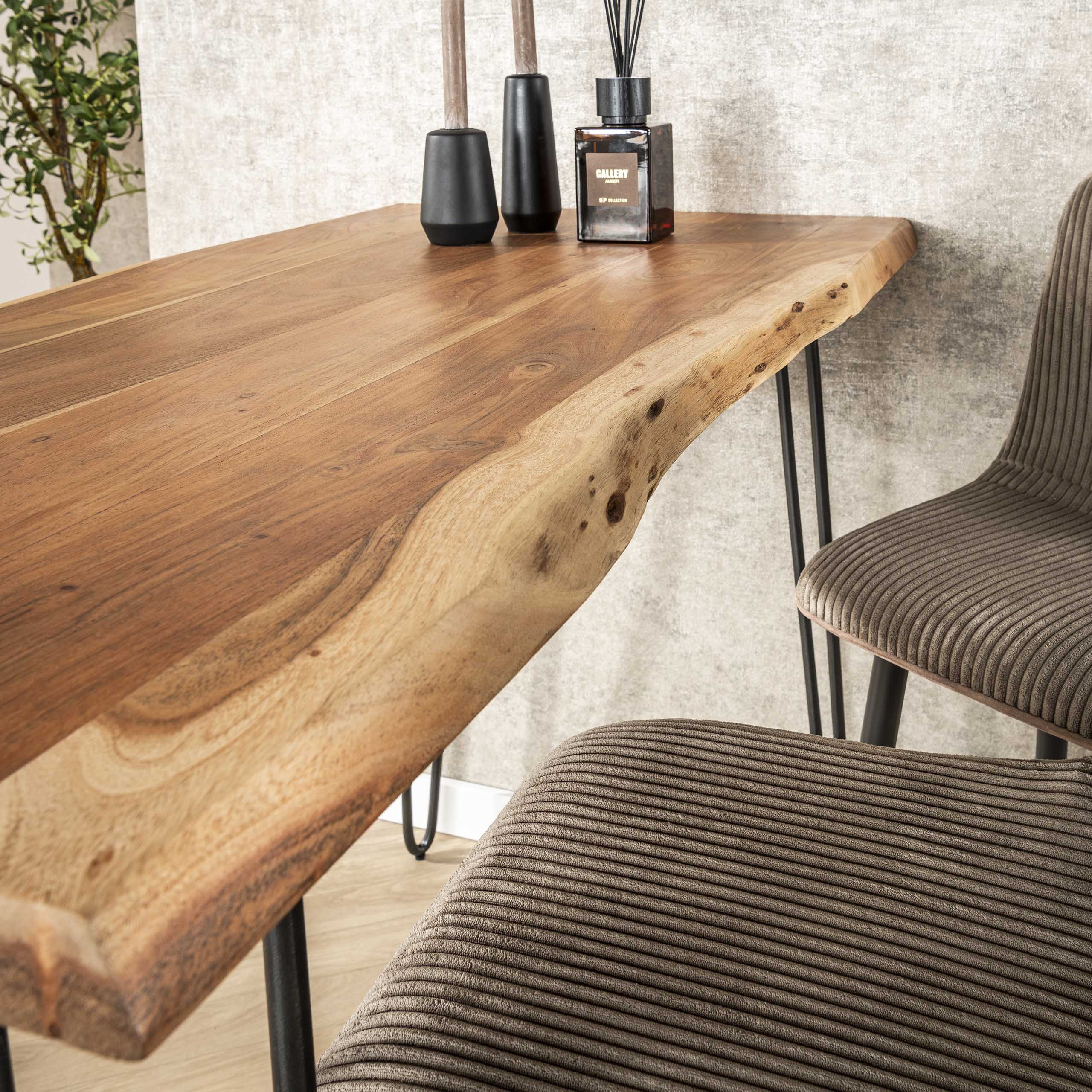 Mesa de bar Edge 147cm / Madera maciza de acacia - Zijlstra