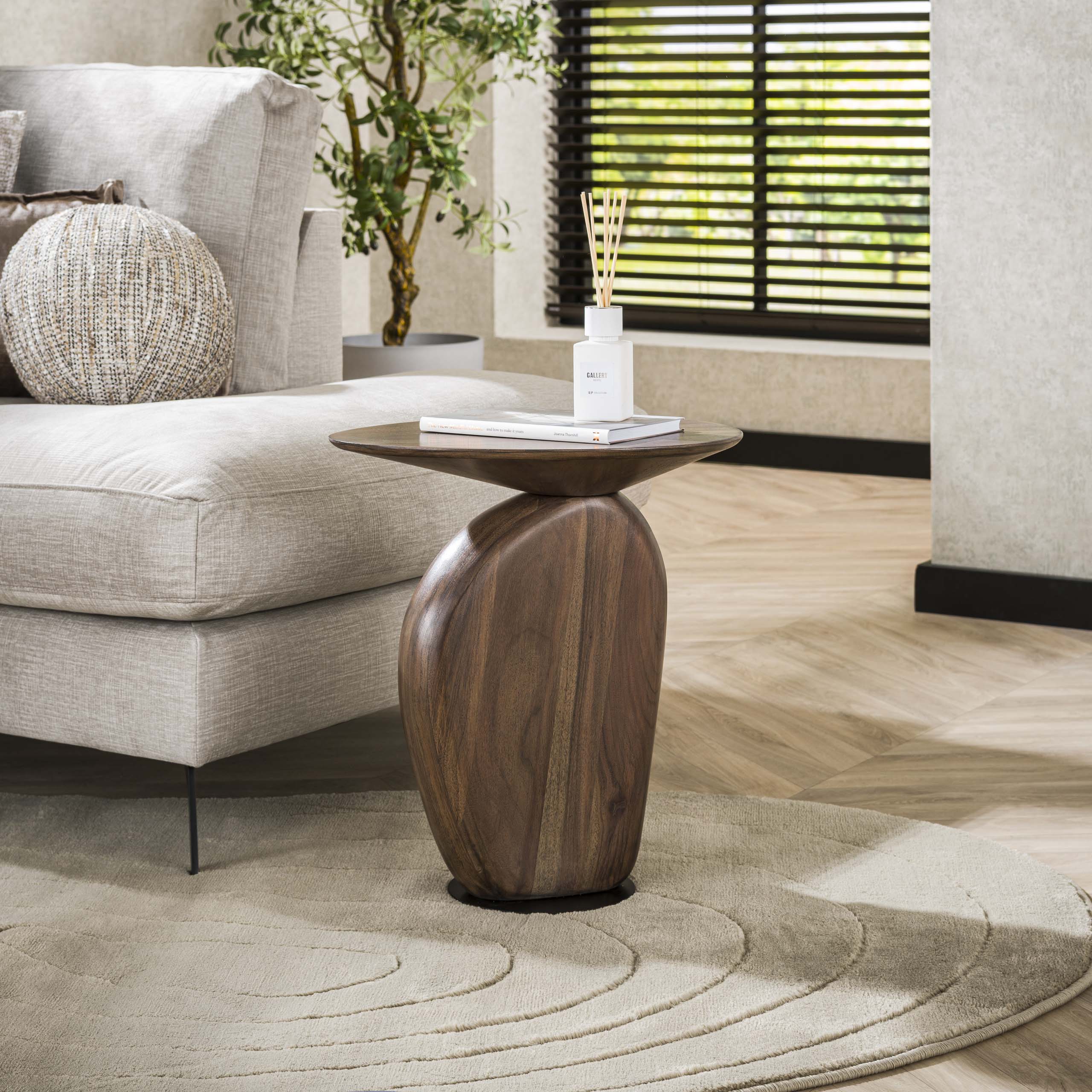 Beistelltisch Art Solid / Akazie massiv glaze brown - Zijlstra