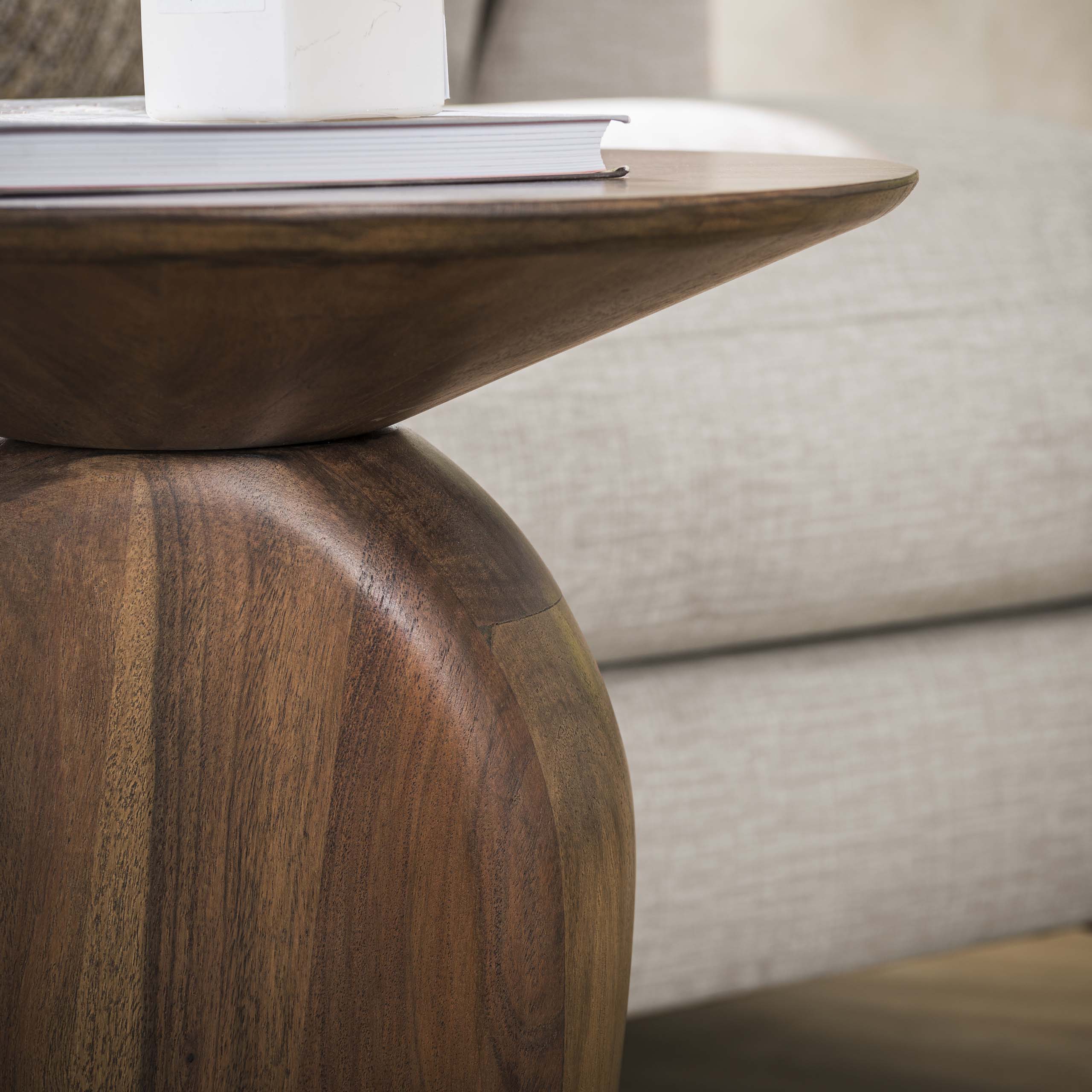 Beistelltisch Art Solid / Akazie massiv glaze brown - Zijlstra